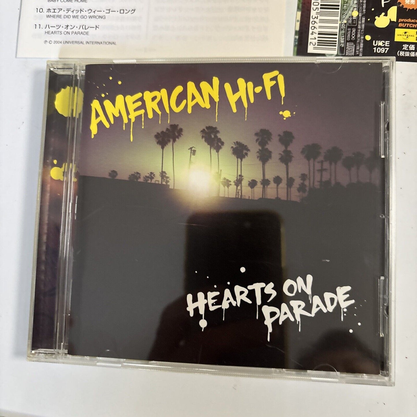 American Hi-Fi – Hearts On Parade (CD, 2004) uice-1097 Japan obi