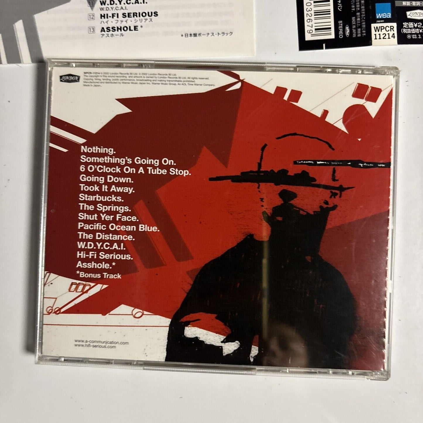A – Hi-Fi Serious (CD, 2002) wpcr-11214 Japan Bonus Track, obi