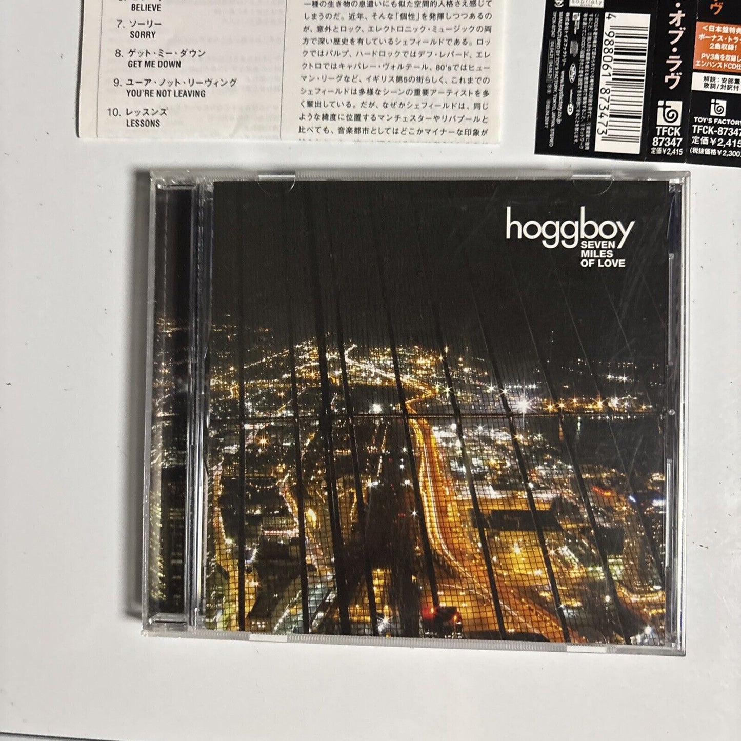 Hoggboy – Seven Miles Of Love (CD, 2004) tfck-87347 Japan Bonus Track, obi