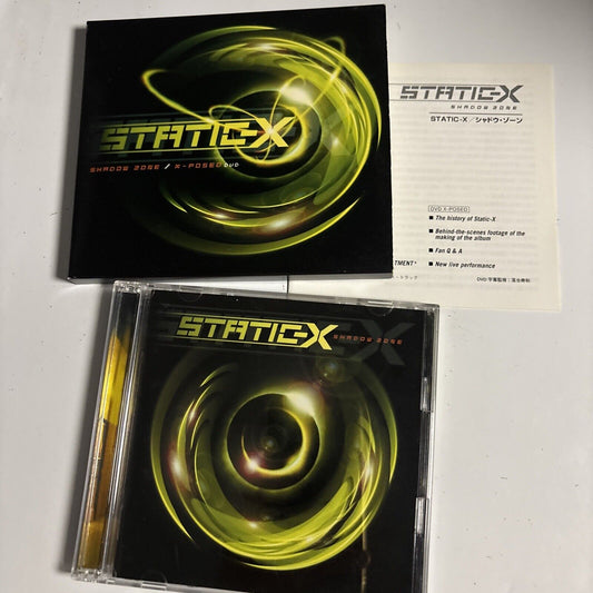 Static-X – Shadow Zone / X-Posed (CD + DVD 2003) wpzr-30028/29 Japan Bonus Track