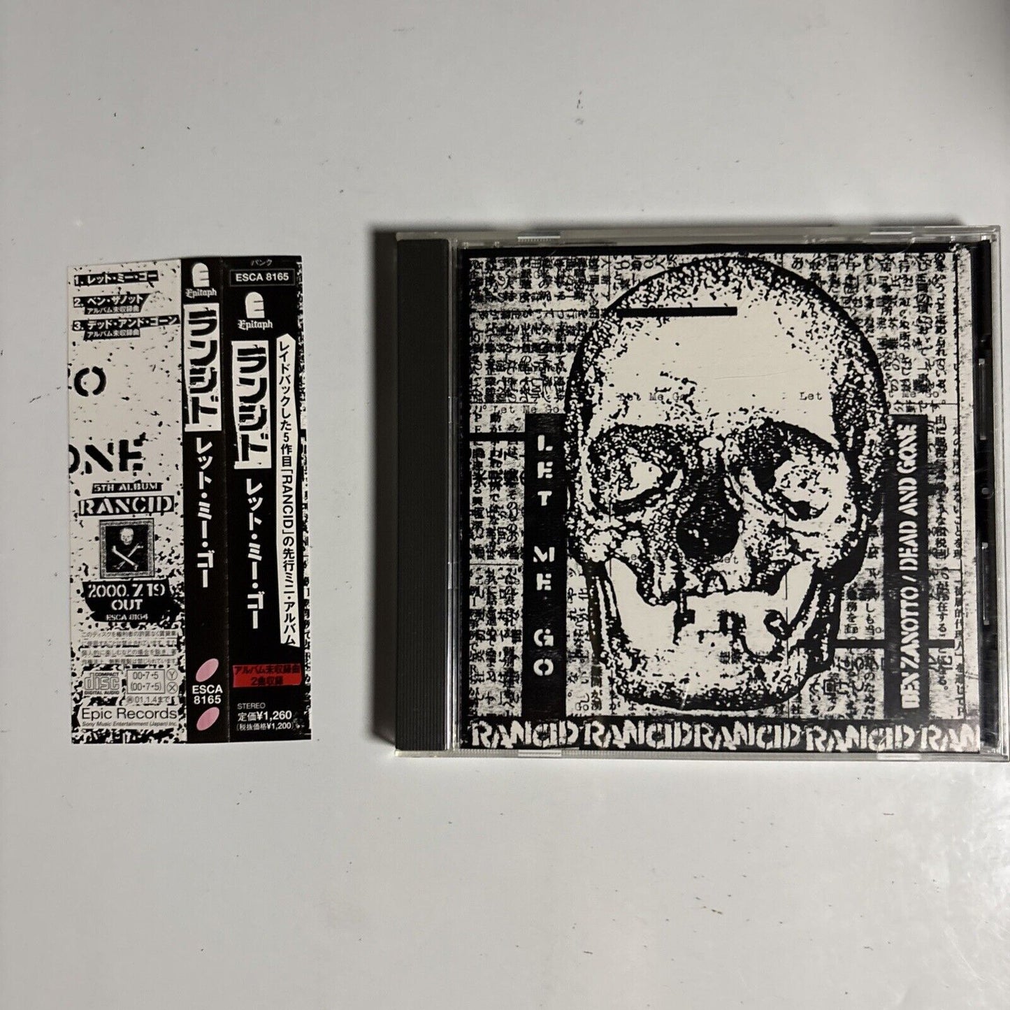 Rancid – Let Me Go (CD, 2000) esca-8165 Japan obi