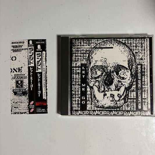Rancid – Let Me Go (CD, 2000) esca-8165 Japan obi