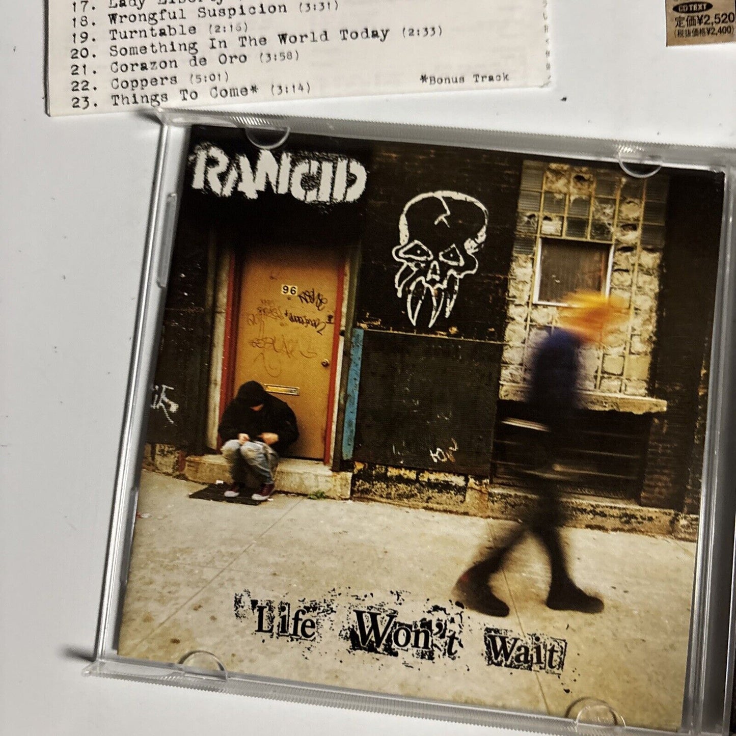 Rancid – Life Won't Wait (CD, 1998) esca-6950 Japan Bonus Track, obi