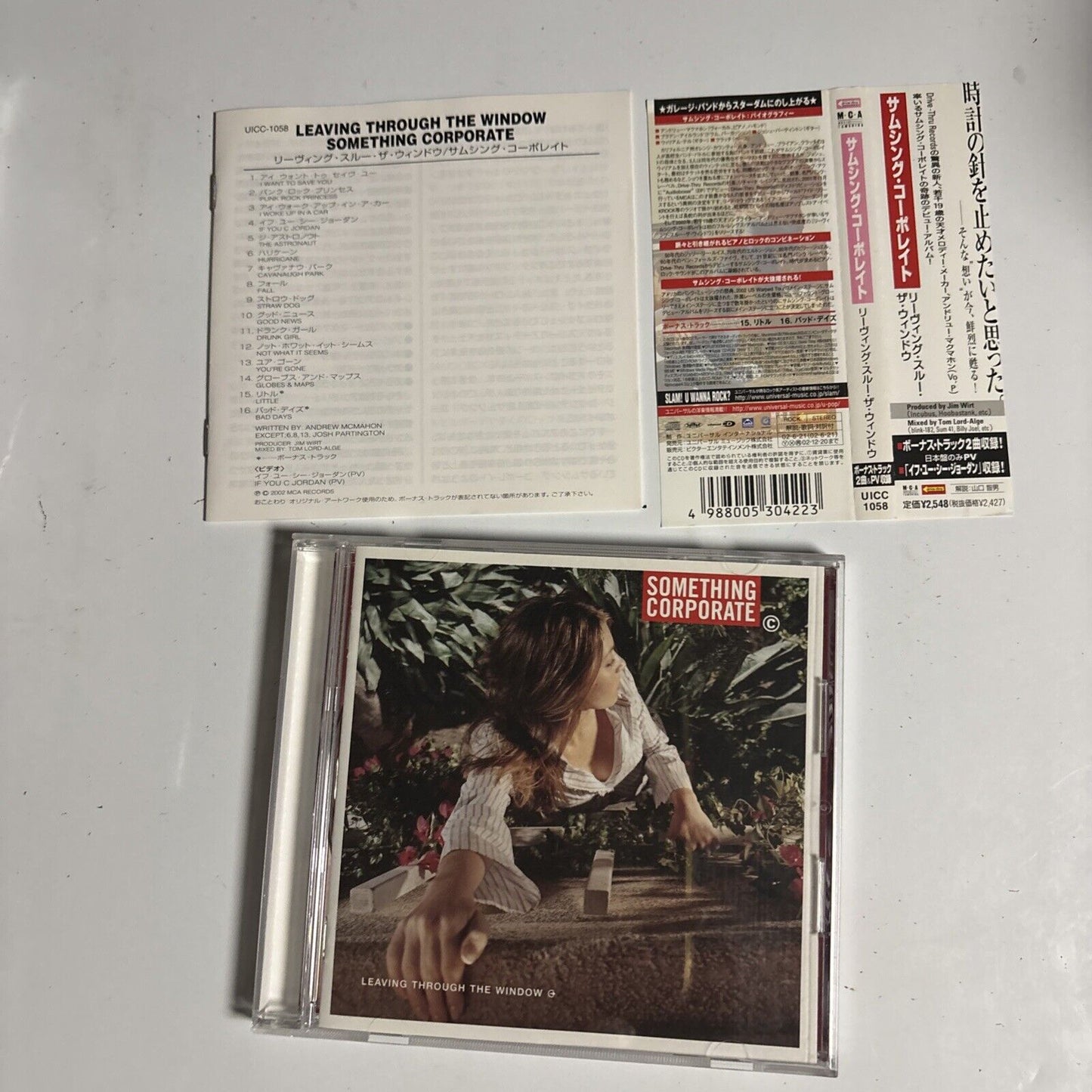 Something Corporate – Leaving Through The Window (CD, 2002) uicc-1058 Japan obi