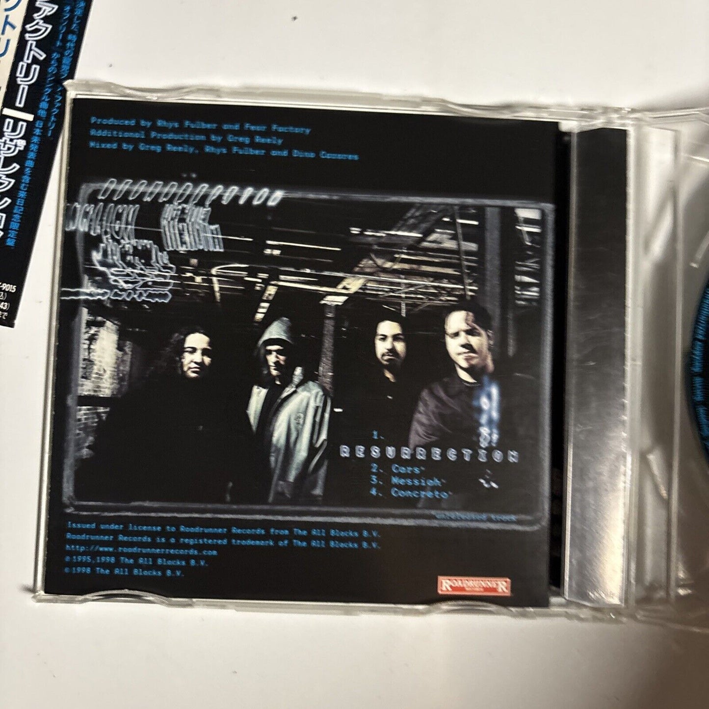 Fear Factory – Resurrection (CD, 1999) rrcy-9015 Japan obi