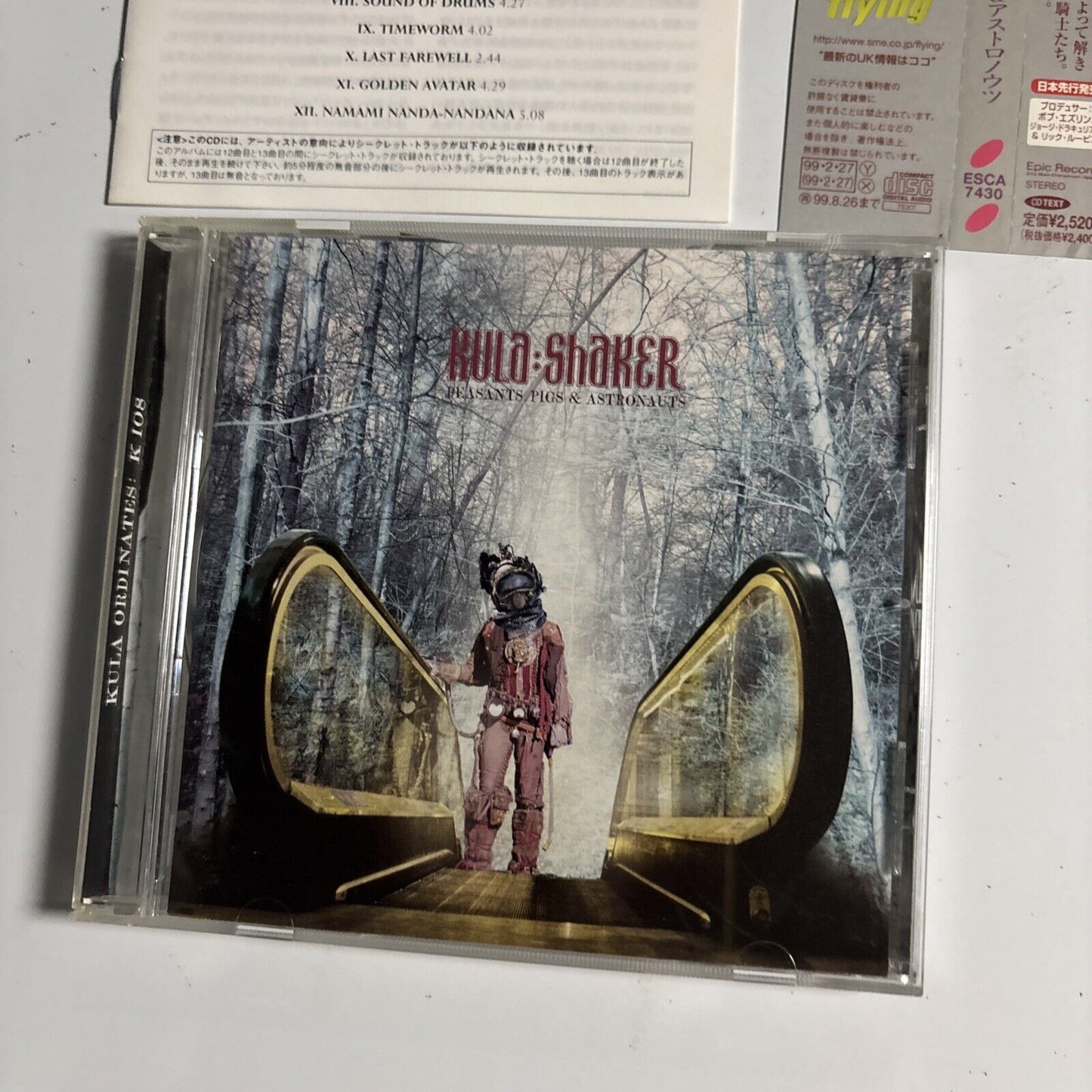 Kula Shaker – Peasants, Pigs & Astronauts (CD, 1999) esca-7430 Japan obi