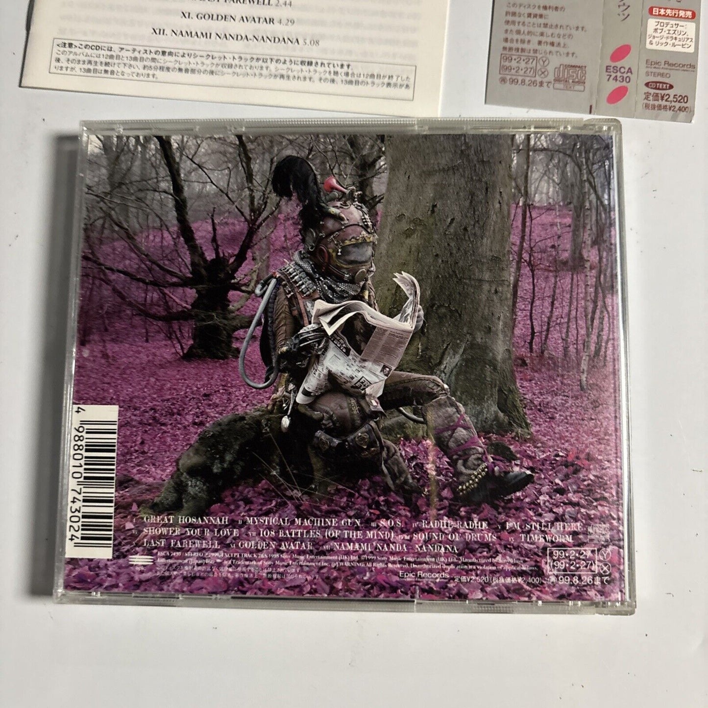 Kula Shaker – Peasants, Pigs & Astronauts (CD, 1999) esca-7430 Japan obi