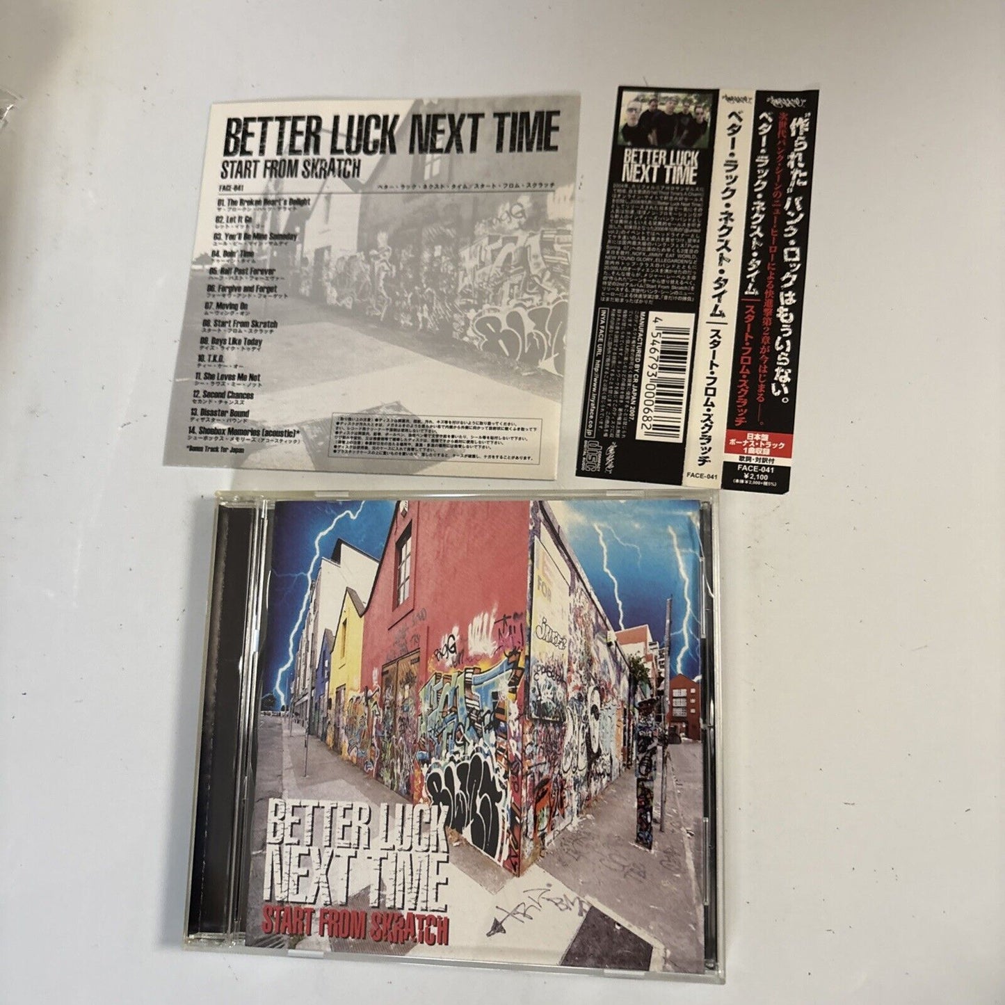 Better Luck Next Time – Start From Skratch (CD, 2007) face-041 Japan obi