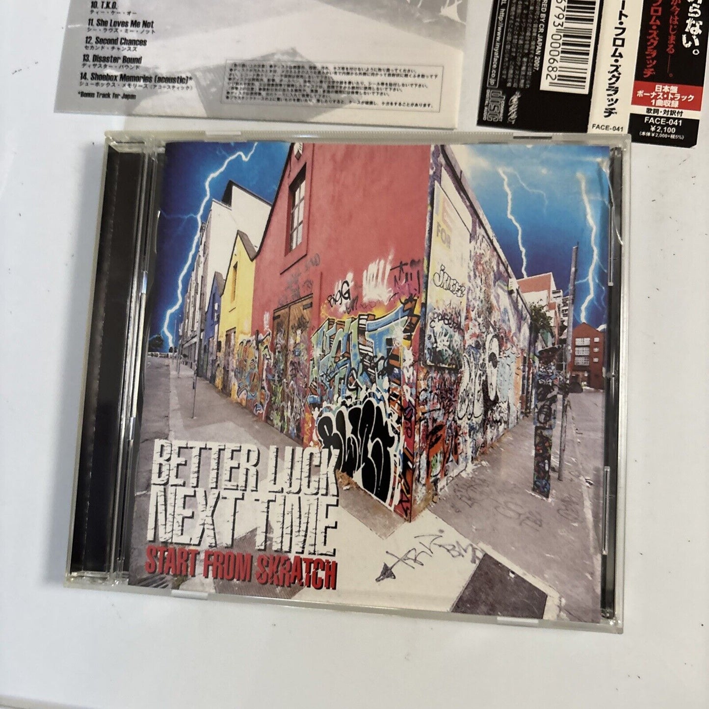 Better Luck Next Time – Start From Skratch (CD, 2007) face-041 Japan obi