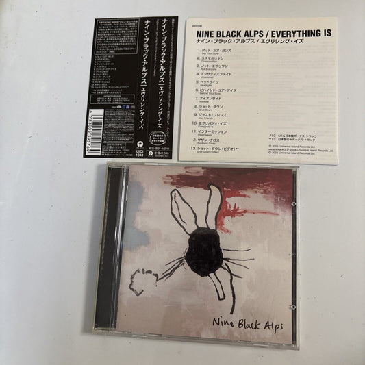 Nine Black Alps – Everything Is (CD, 2005) uici-1041 Japan obi