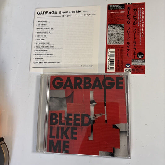 Garbage – Bleed Like Me (CD, 2005) wpcr-12037 Japan Bonus Track, obi