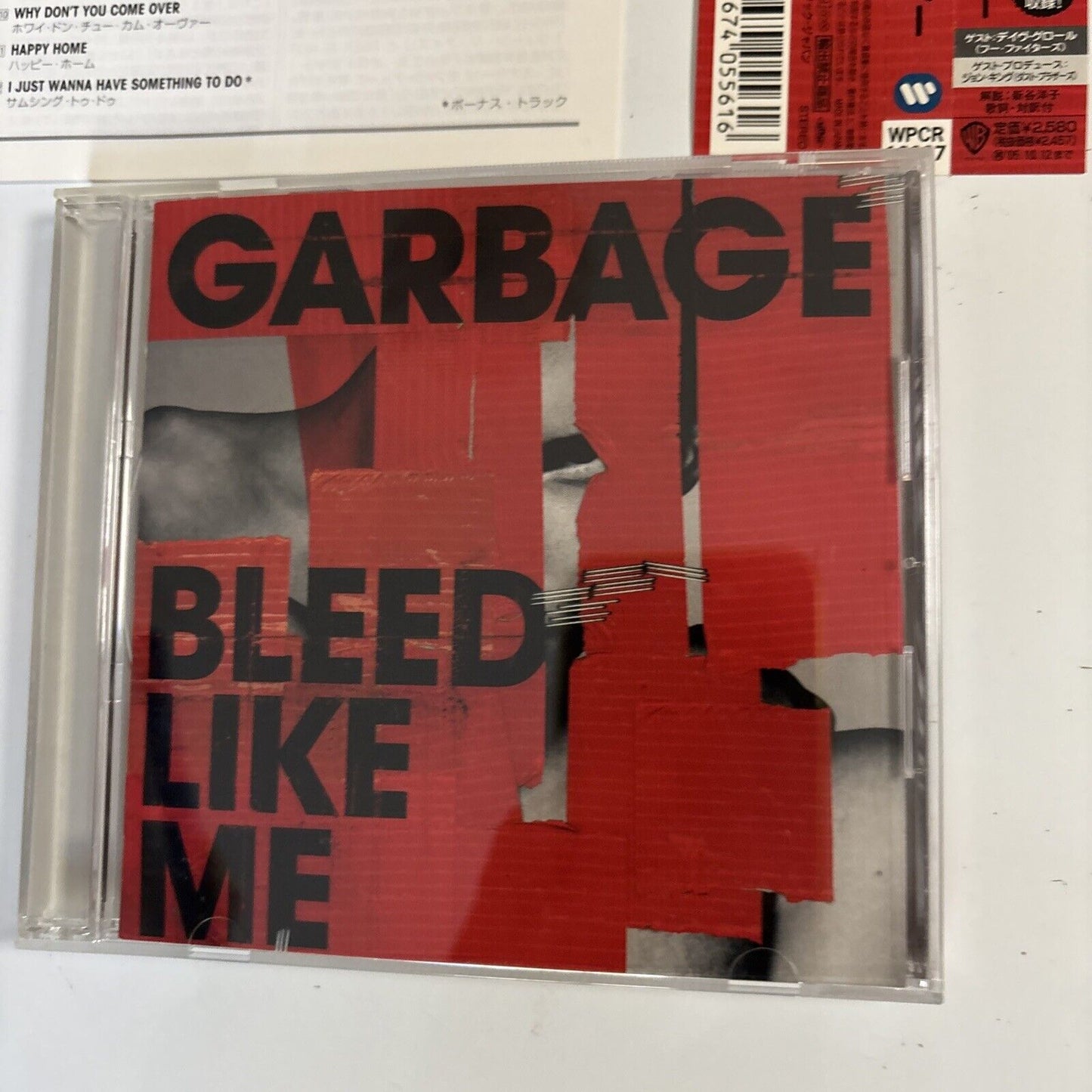 Garbage – Bleed Like Me (CD, 2005) wpcr-12037 Japan Bonus Track, obi
