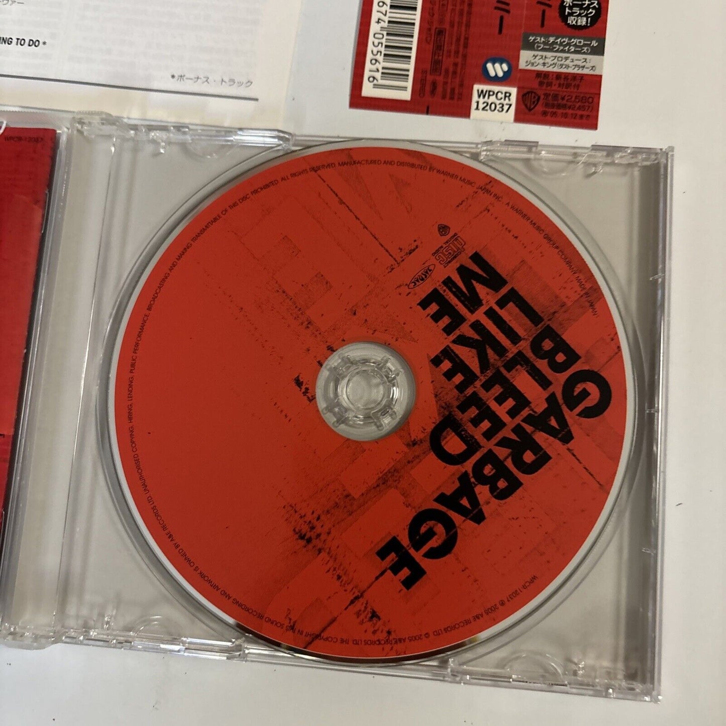Garbage – Bleed Like Me (CD, 2005) wpcr-12037 Japan Bonus Track, obi