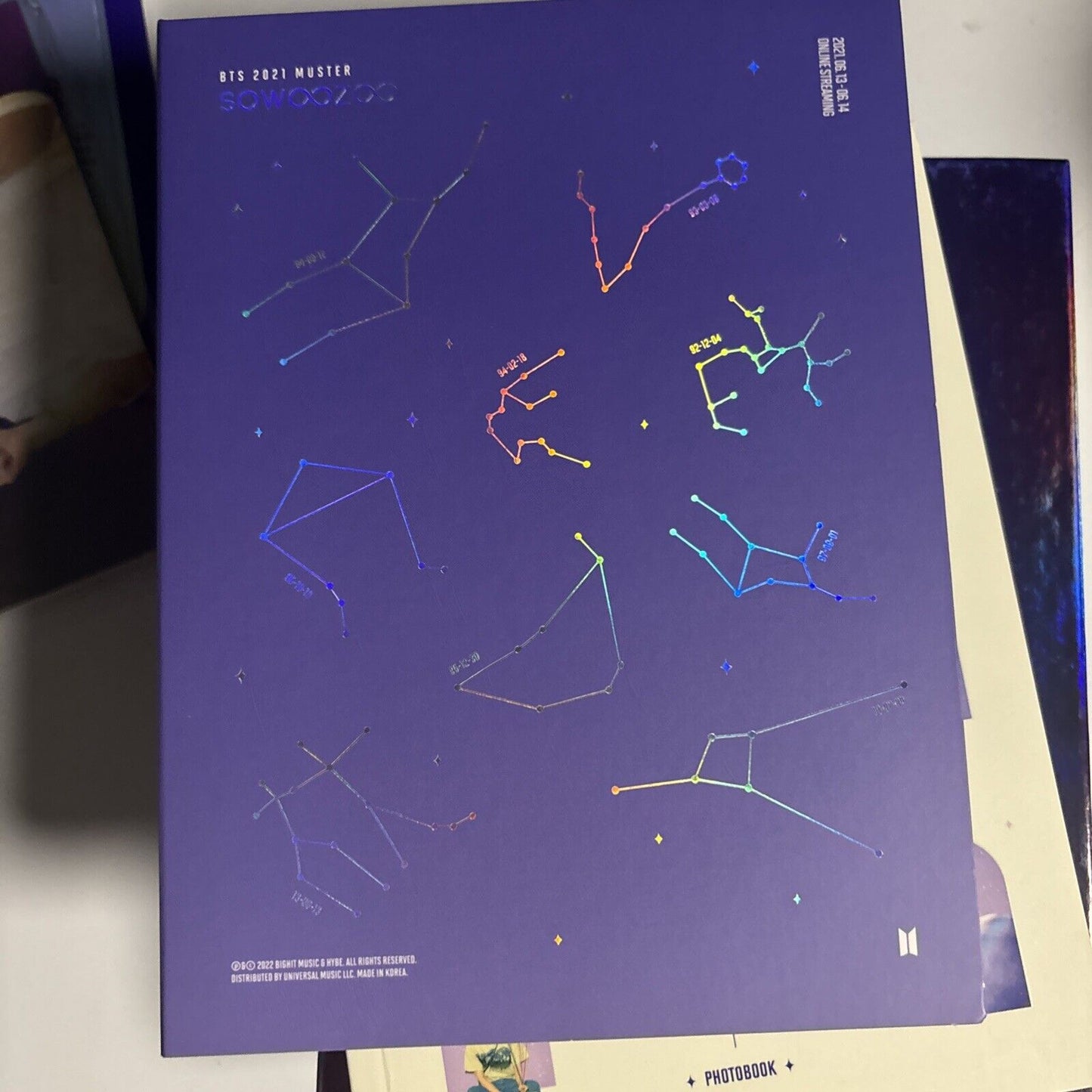 BTS 2021 Muster Sowoozoo Japan Version (DVD 3-Disc)  Region 2 PhotoBook PostCard