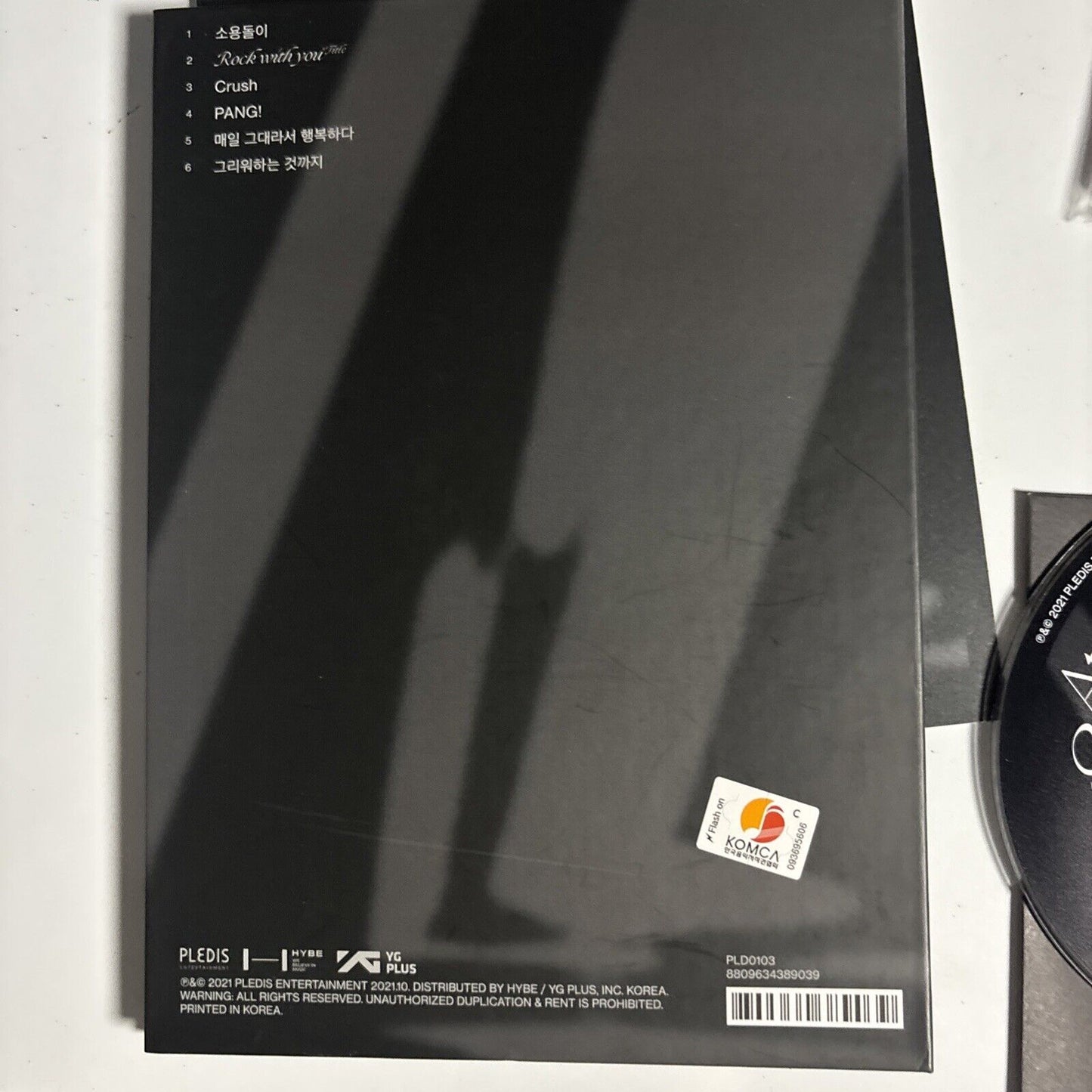 SEVENTEEN 9th Mini Album Attacca CARAT Ver. Wonwoo CD 2021 PhotoBook Photocard