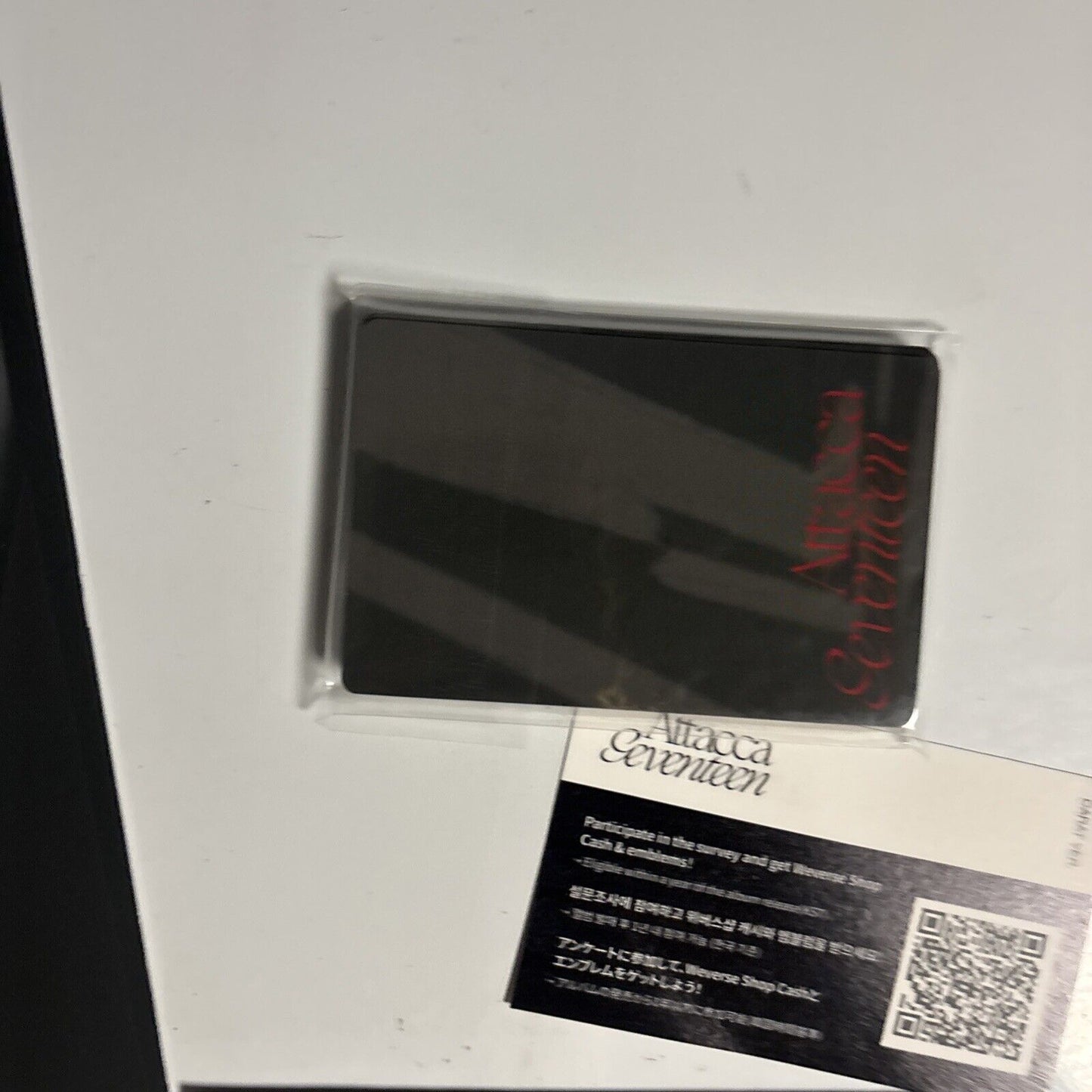 SEVENTEEN 9th Mini Album Attacca CARAT Ver. Wonwoo CD 2021 PhotoBook Photocard