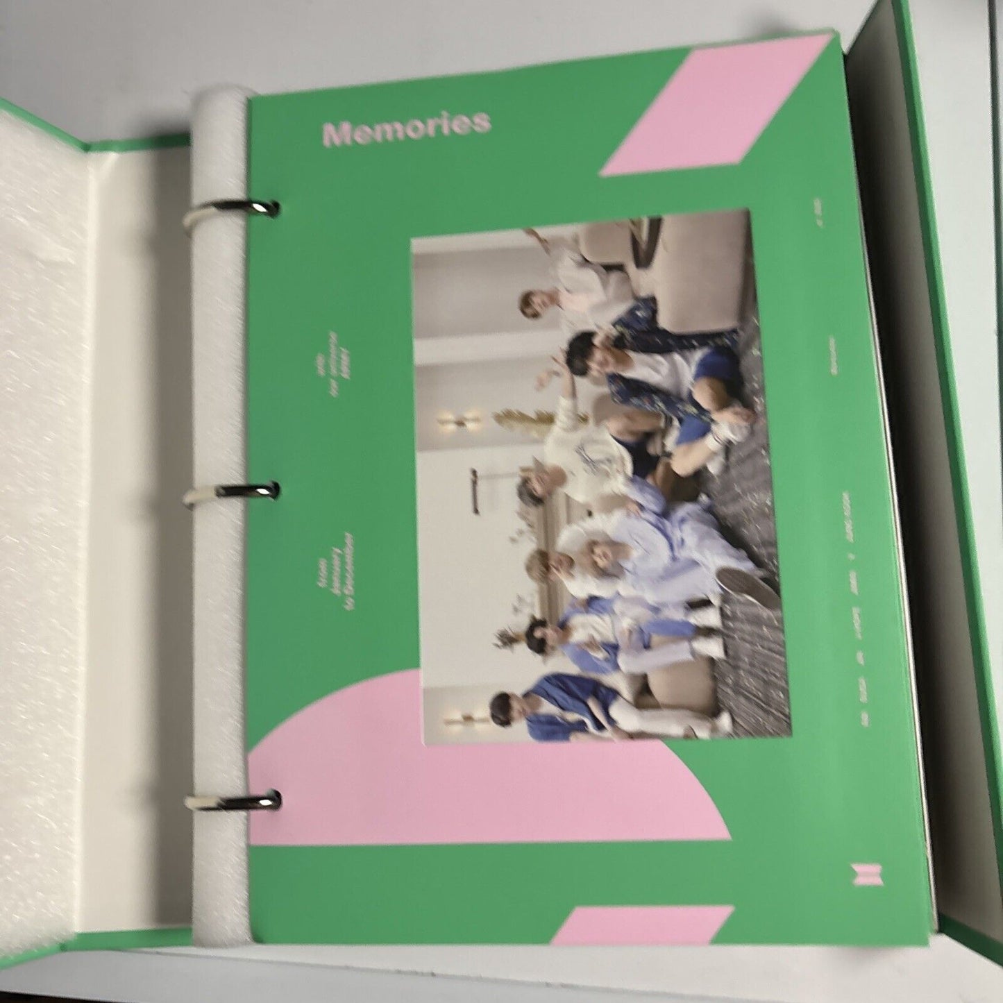 BTS Memories of 2020 DVD 7-Disc Japan Version Region 2, Folder, Photocard
