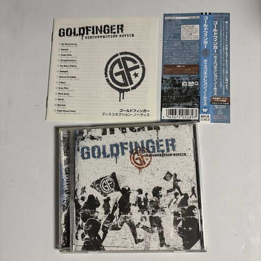 Goldfinger – Disconnection Notice (CD, 2005) wpcr-11913 Japan Bonus Track, obi