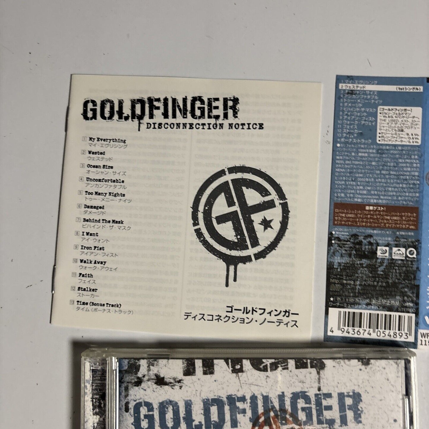 Goldfinger – Disconnection Notice (CD, 2005) wpcr-11913 Japan Bonus Track, obi
