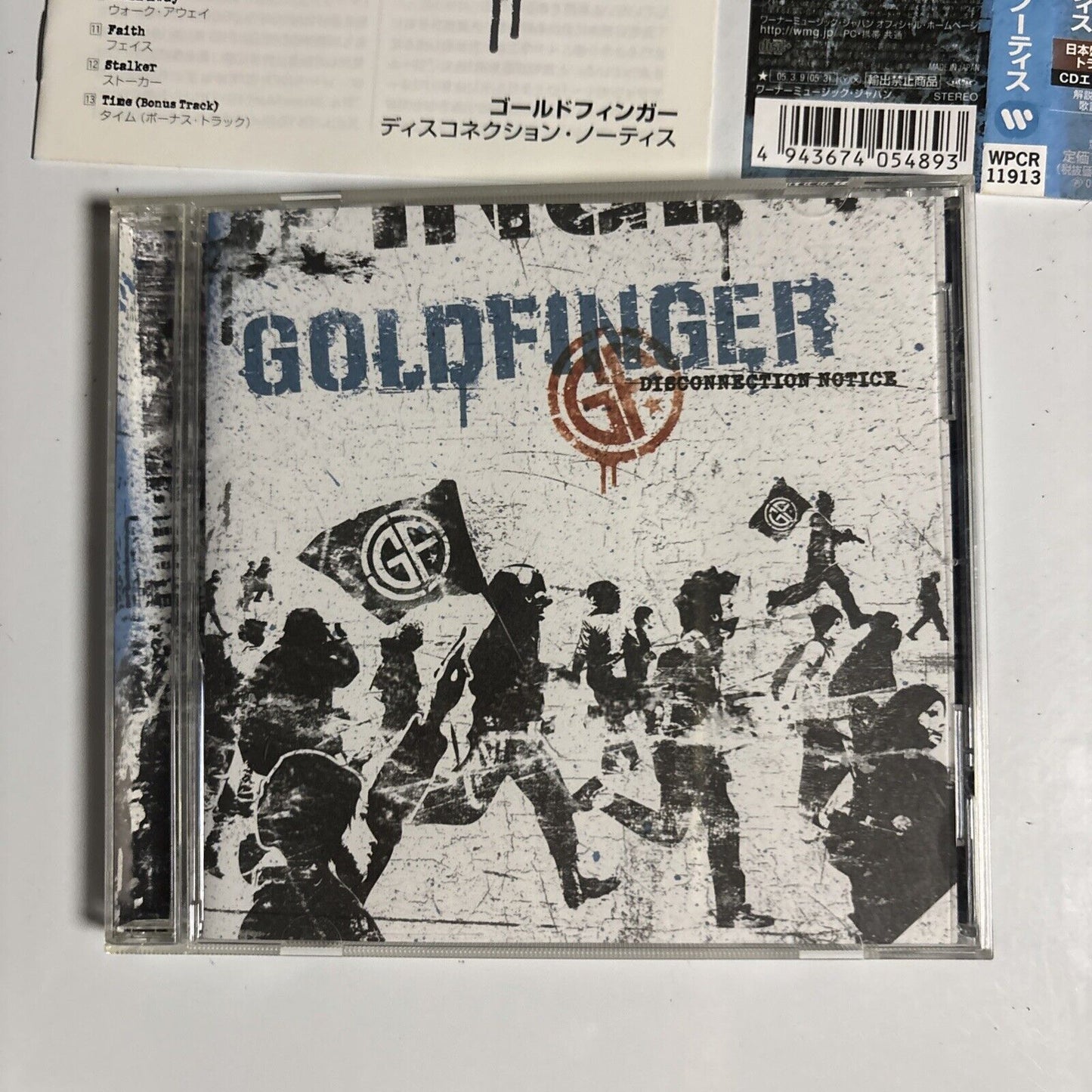 Goldfinger – Disconnection Notice (CD, 2005) wpcr-11913 Japan Bonus Track, obi