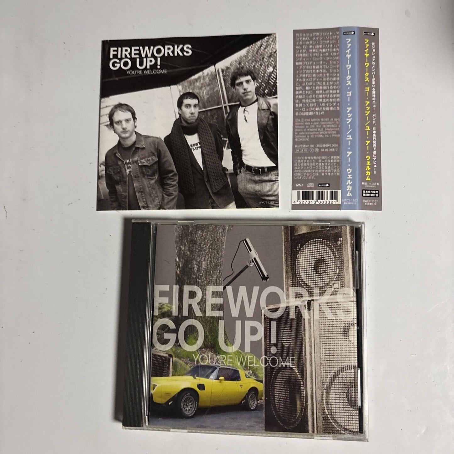 Fireworks Go Up! – You're Welcome (CD, 2004) hwcy-1167 Japan obi