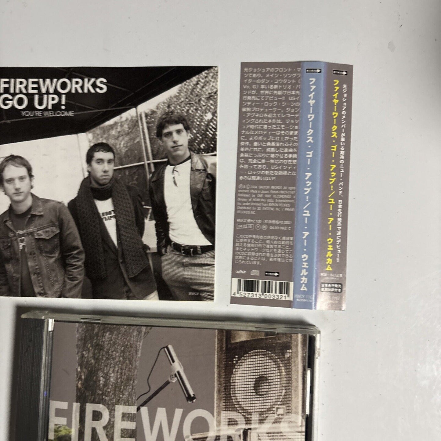 Fireworks Go Up! – You're Welcome (CD, 2004) hwcy-1167 Japan obi