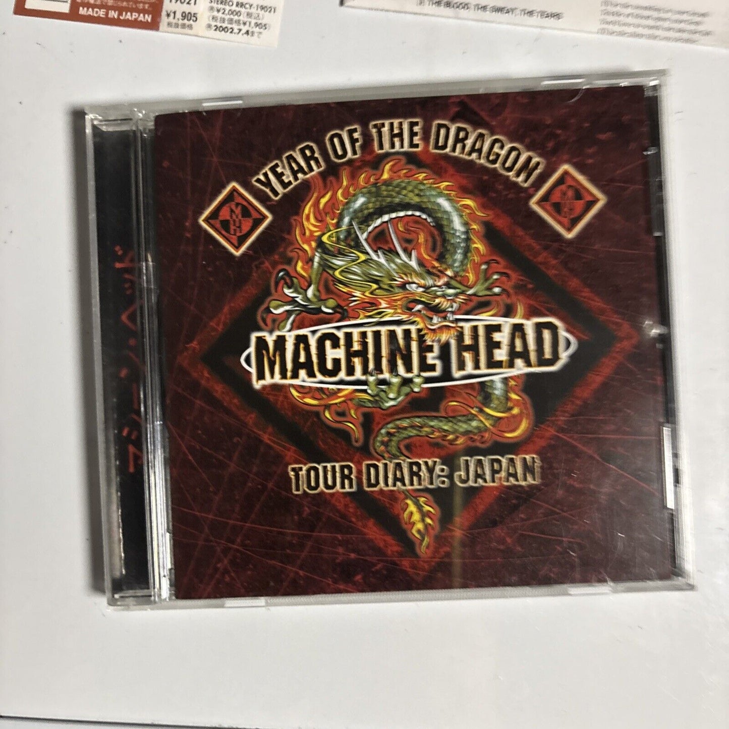 Machine Head – Year Of The Dragon Tour Diary: Japan (CD, 2000) Japan obi