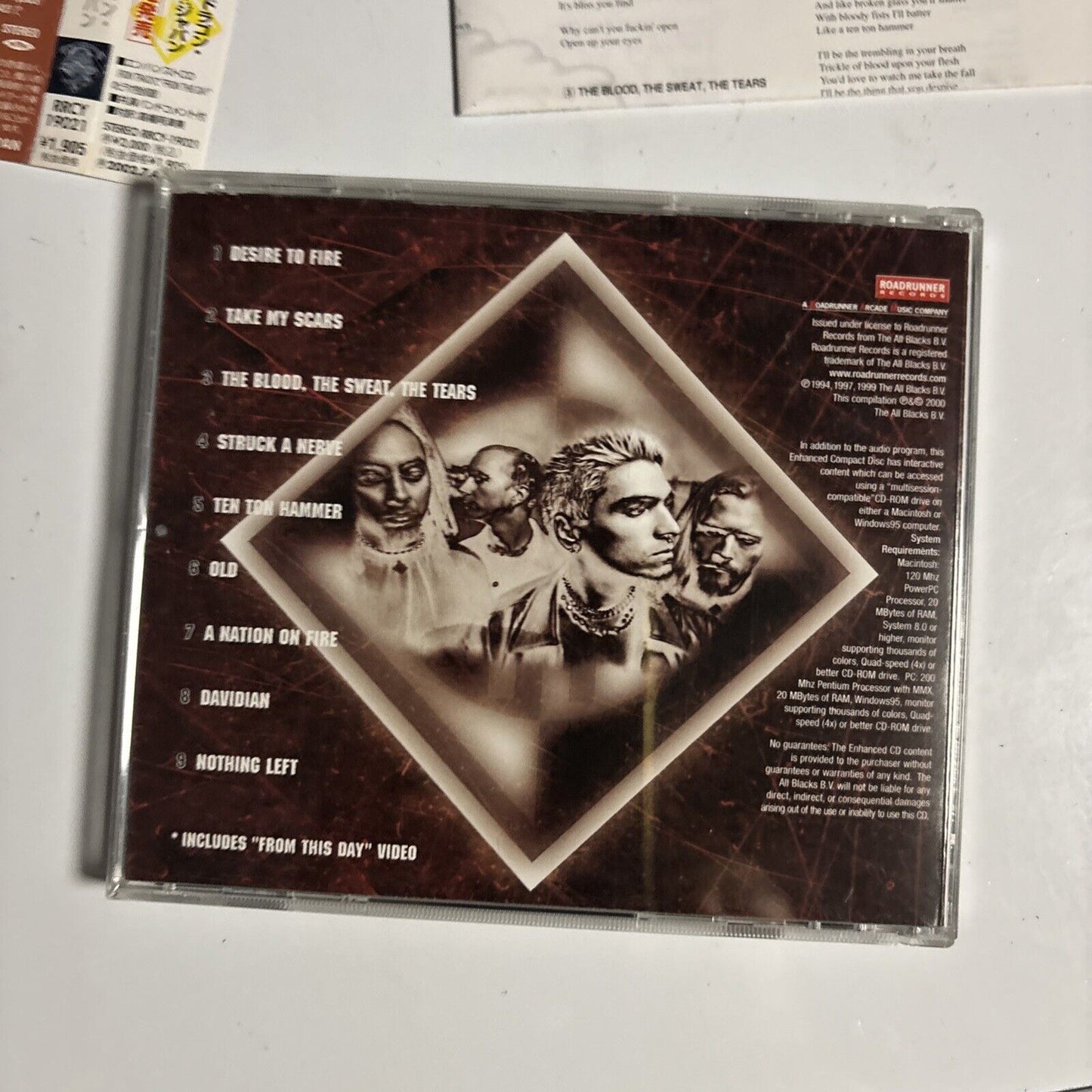 Machine Head – Year Of The Dragon Tour Diary: Japan (CD, 2000) Japan obi