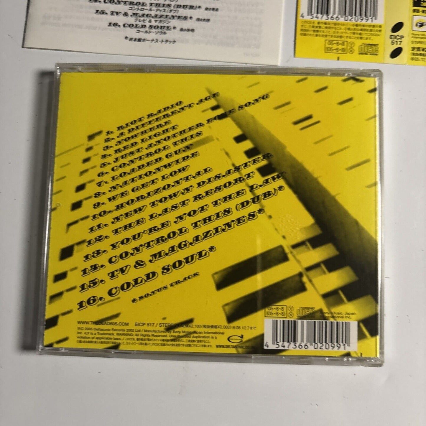 The Dead 60s – The Dead 60s (CD, 2005) eicp-517 Japan Bonus Track, obi