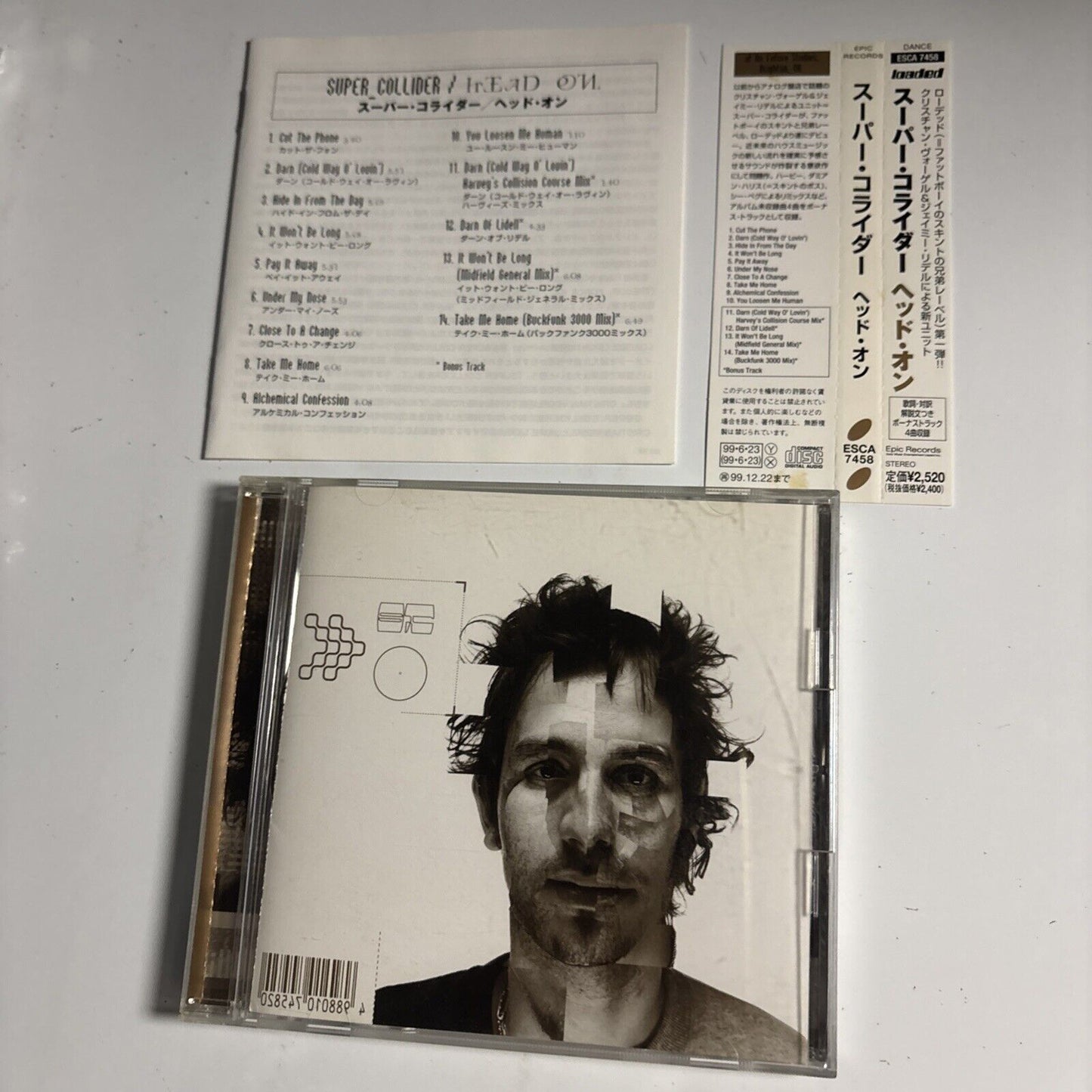 Super_Collider – Head On (CD, 1999) esca-7458 Japan obi
