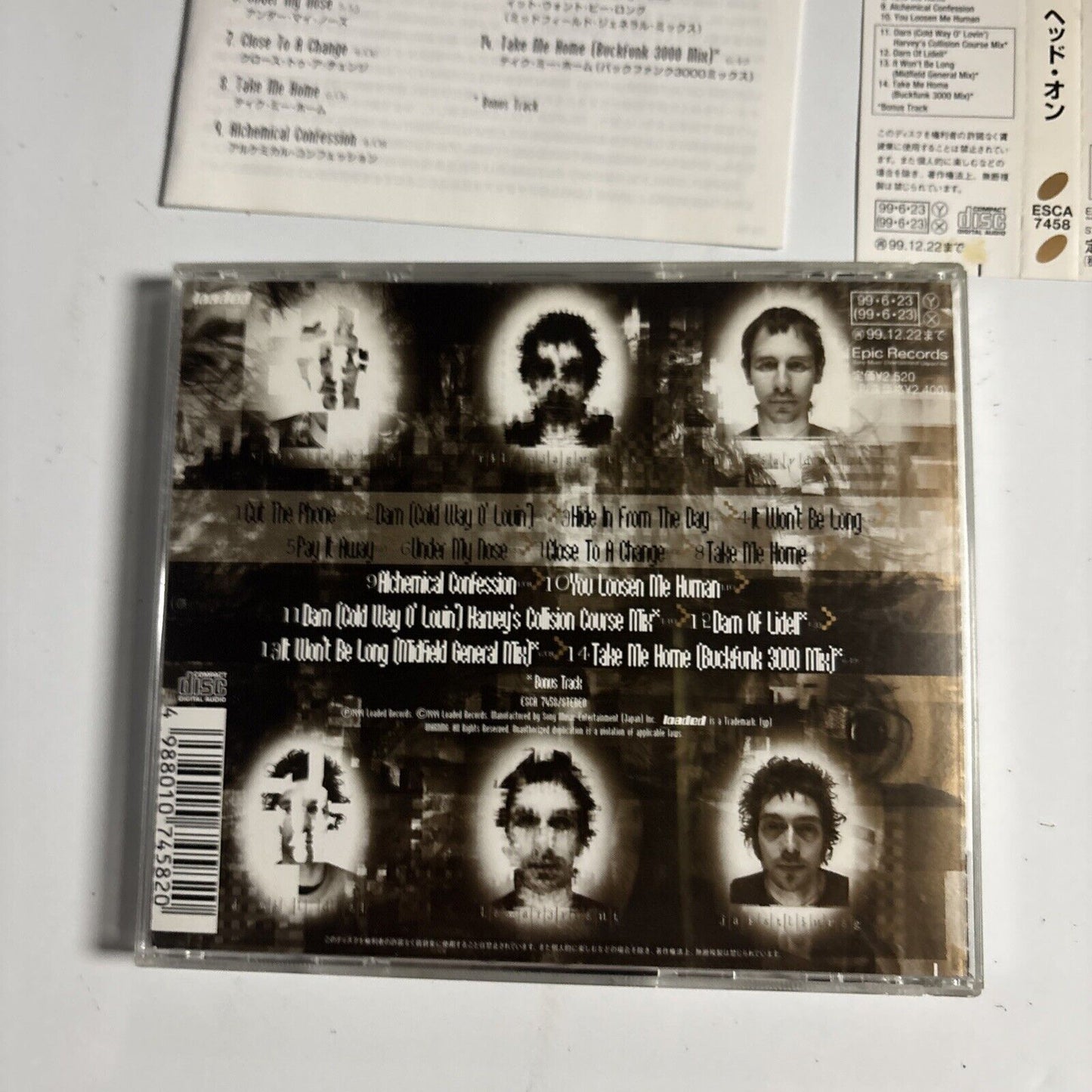 Super_Collider – Head On (CD, 1999) esca-7458 Japan obi