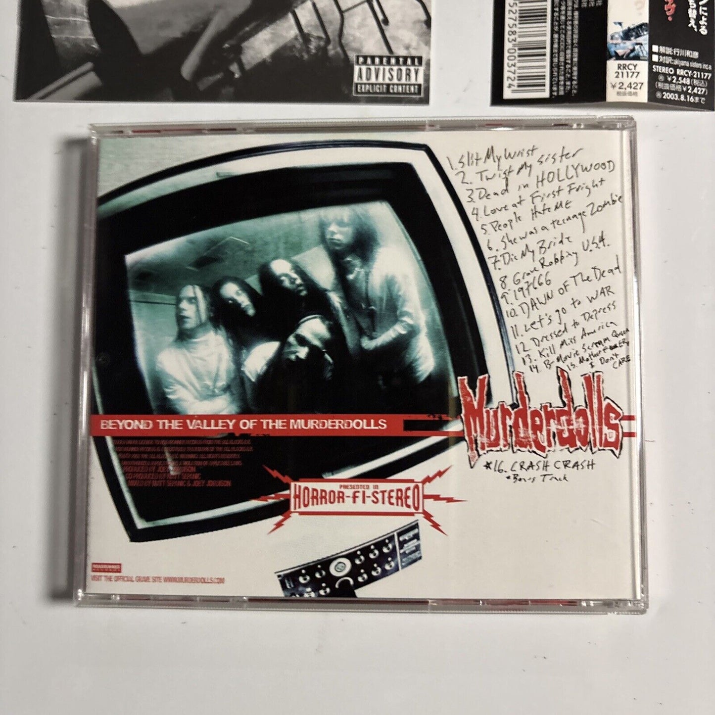 Murderdolls - Beyond The Valley Of The Murderdolls (CD, 2002) Japan obi