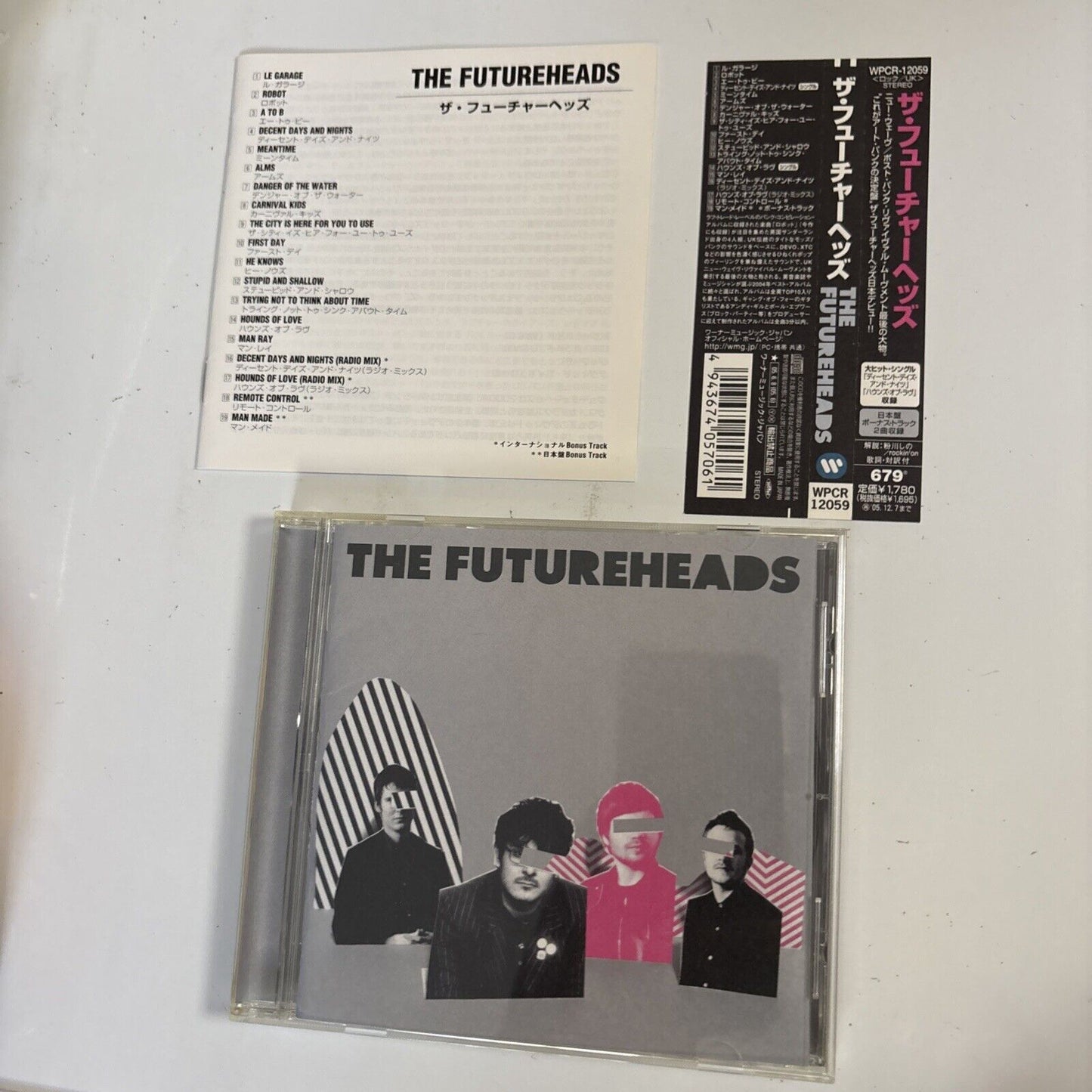 The Futureheads – The Futureheads (CD, 2005) wpcr-12059 Japan Bonus Track, obi