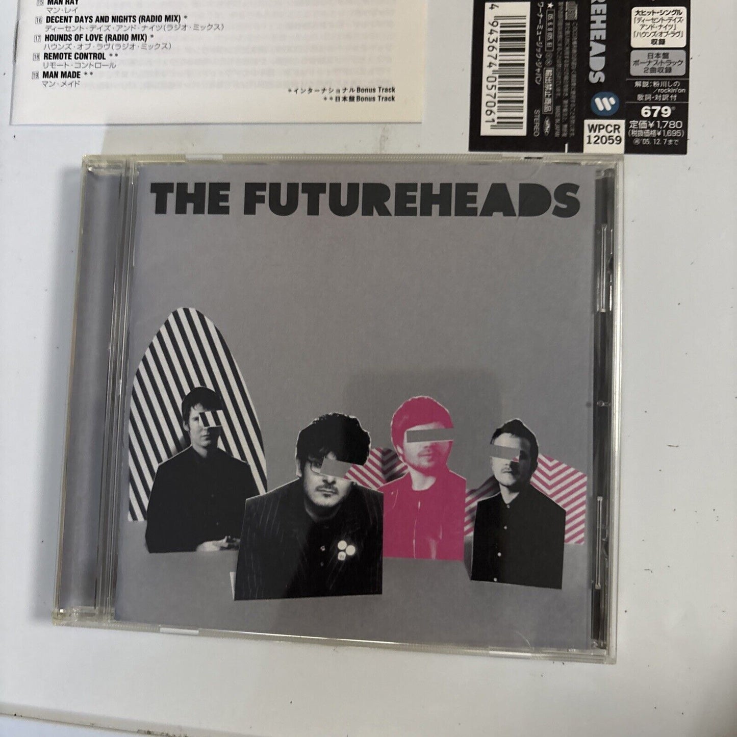The Futureheads – The Futureheads (CD, 2005) wpcr-12059 Japan Bonus Track, obi