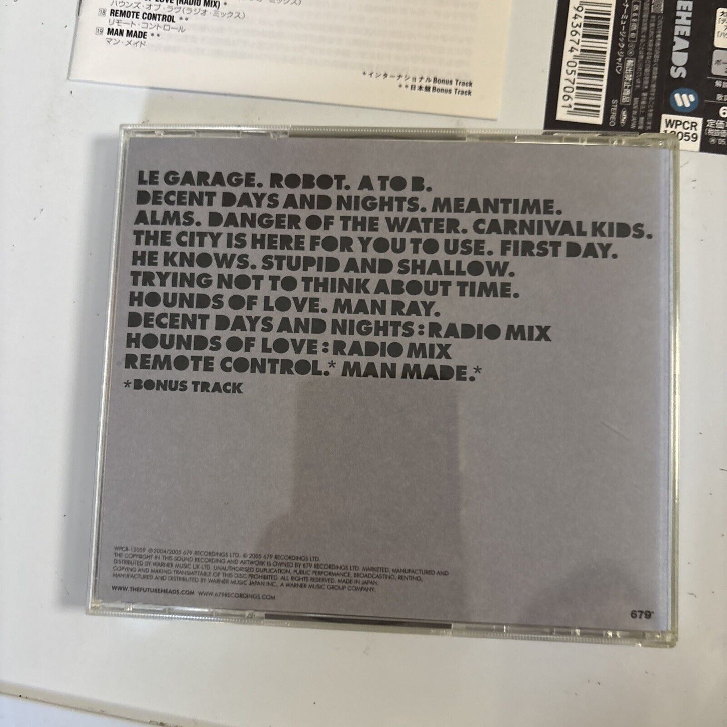 The Futureheads – The Futureheads (CD, 2005) wpcr-12059 Japan Bonus Track, obi