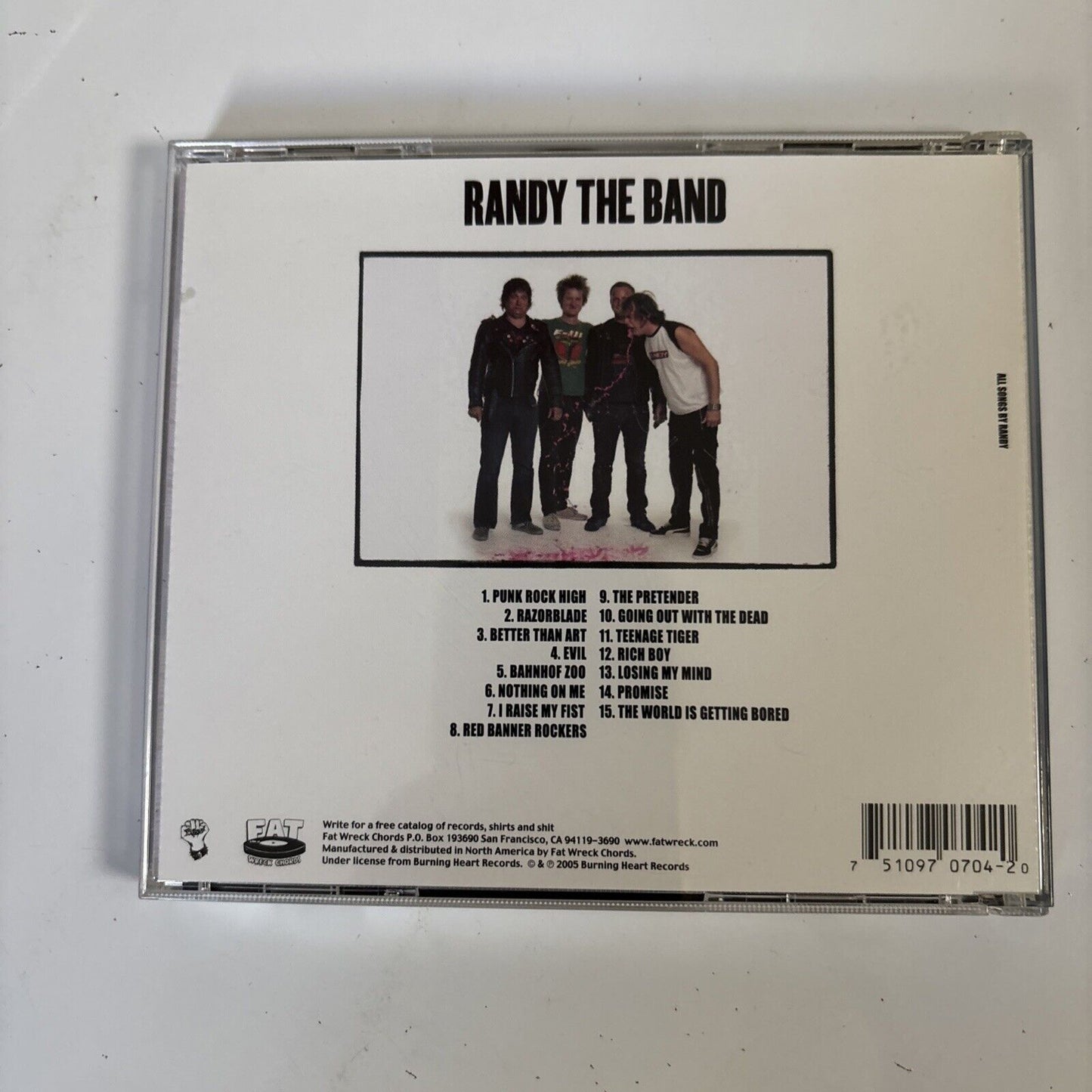Randy – Randy The Band (CD, 2006) FAT704-2