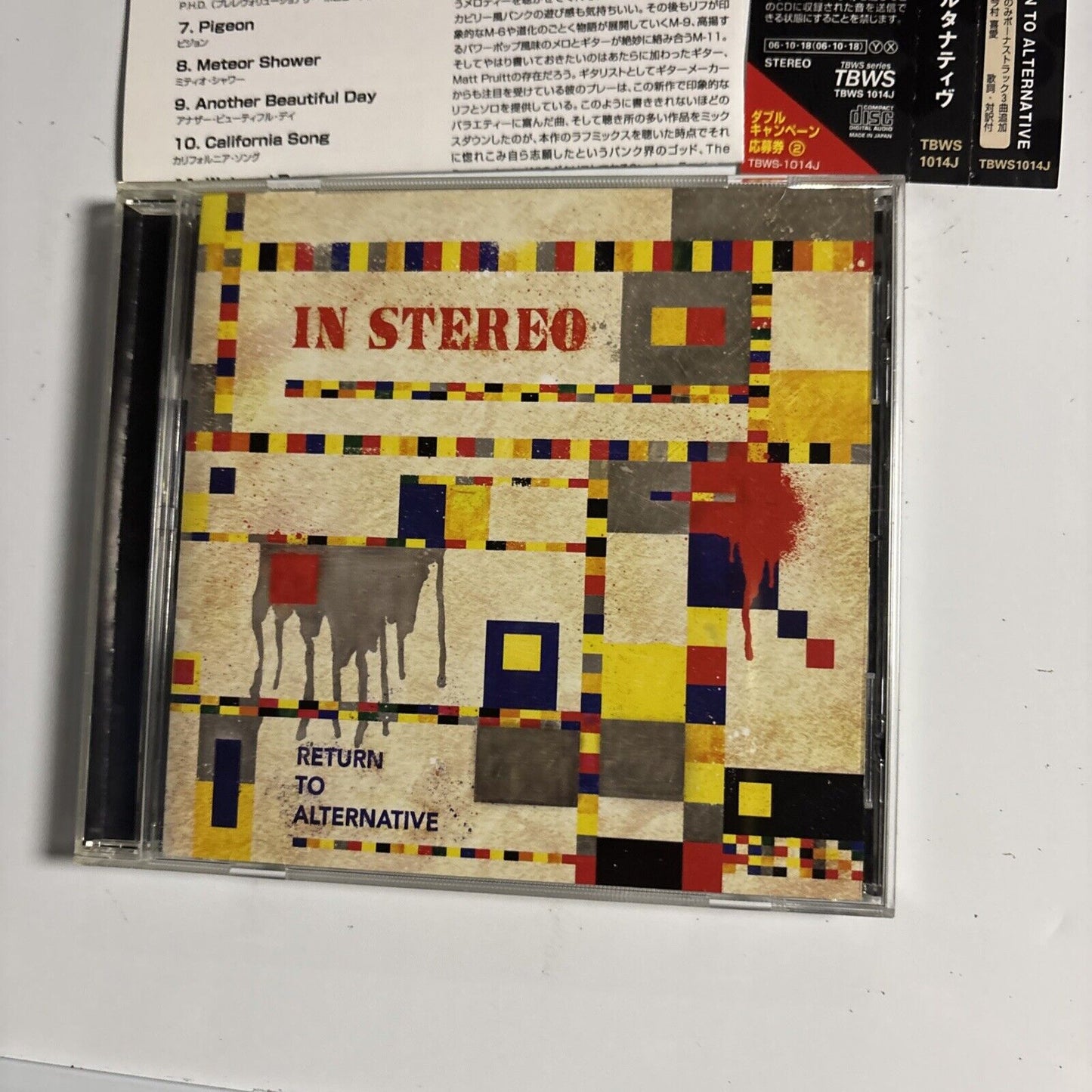 In Stereo – Return To Alternative (CD, 2006) tbws-1014j Japan Bonus Track, obi