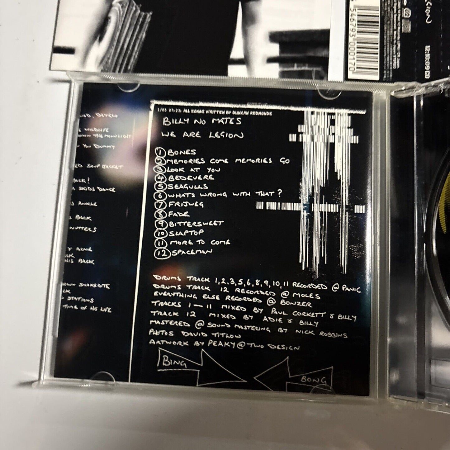 Billy No Mates – We Are Legion (CD, 2005) 12:10:09 CD Japan obi