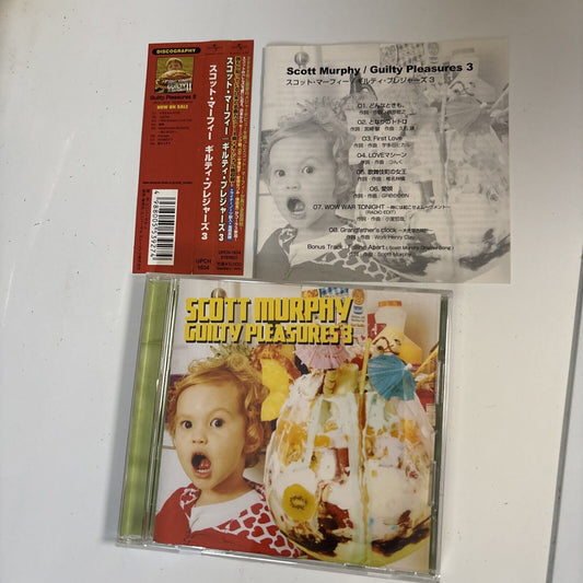 Scott Murphy – Guilty Pleasures 3 (CD, 2008) upch-1634 Japan Bonus Track, obi