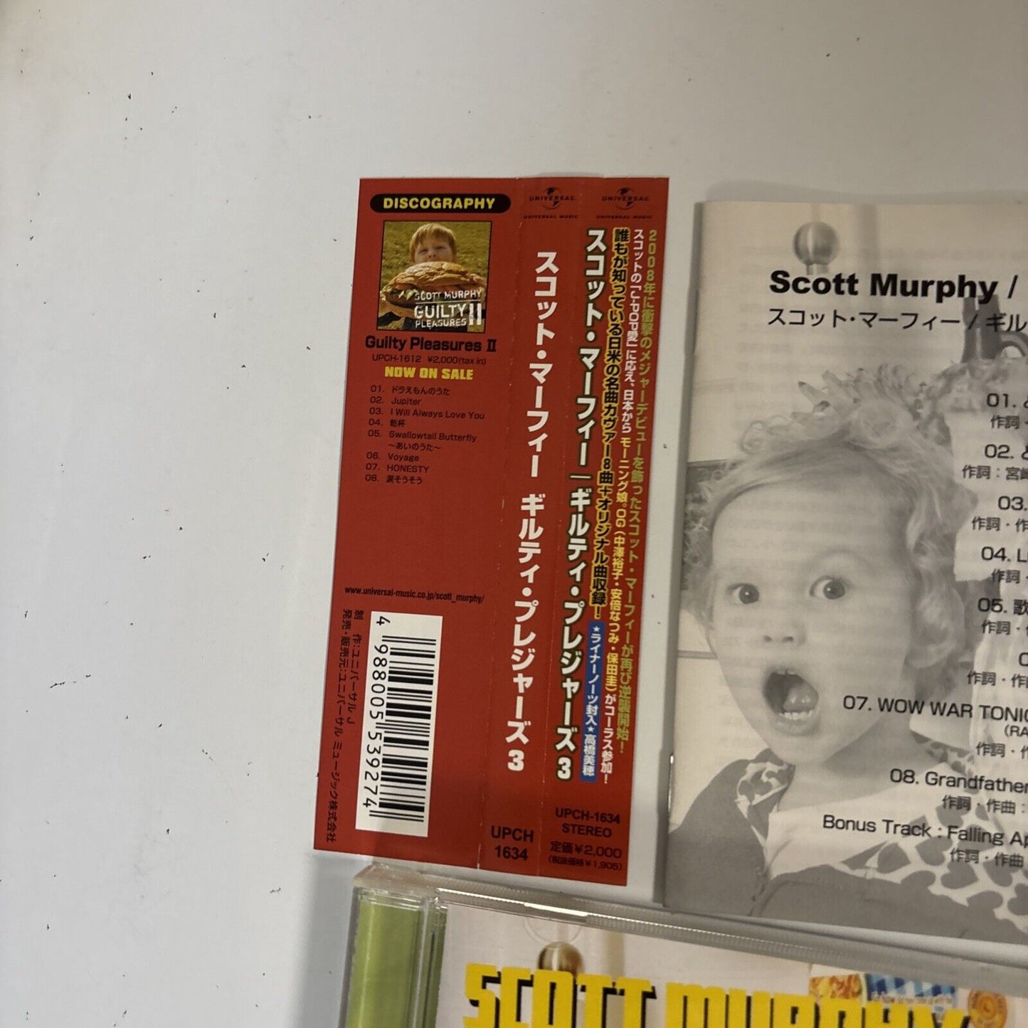 Scott Murphy – Guilty Pleasures 3 (CD, 2008) upch-1634 Japan Bonus Track, obi