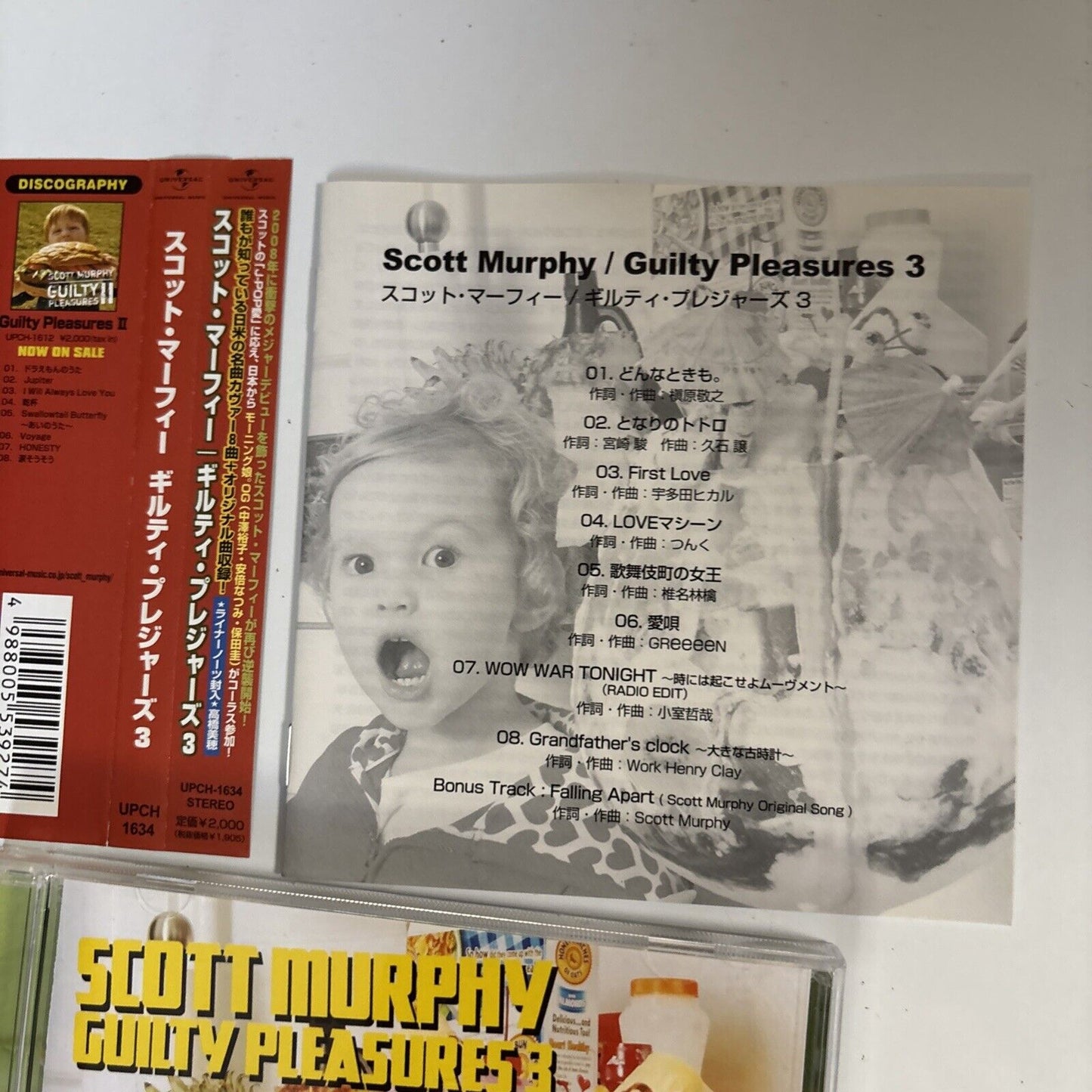 Scott Murphy – Guilty Pleasures 3 (CD, 2008) upch-1634 Japan Bonus Track, obi