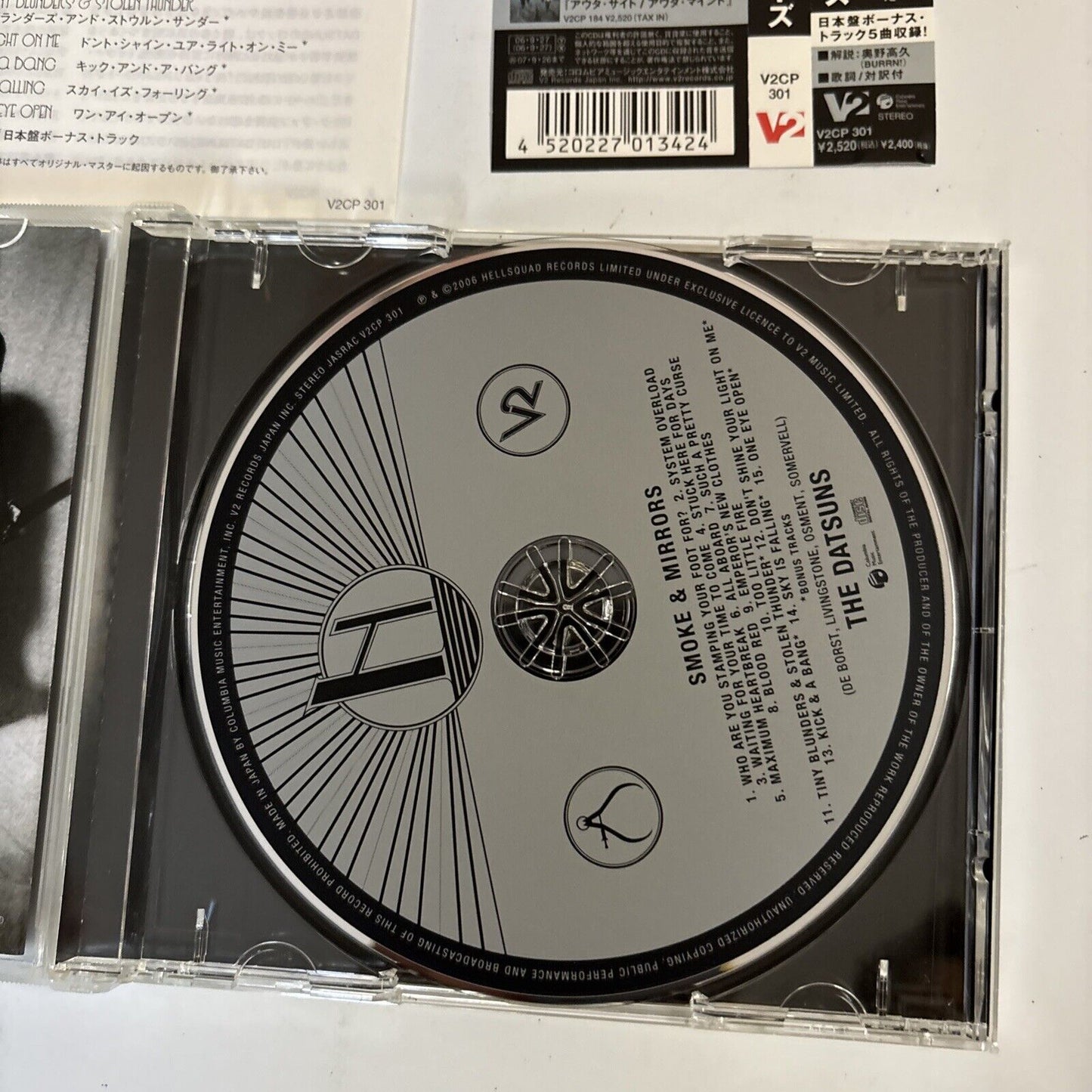 The Datsuns – Smoke & Mirrors (CD, 2006) v2cp-301 Japan obi
