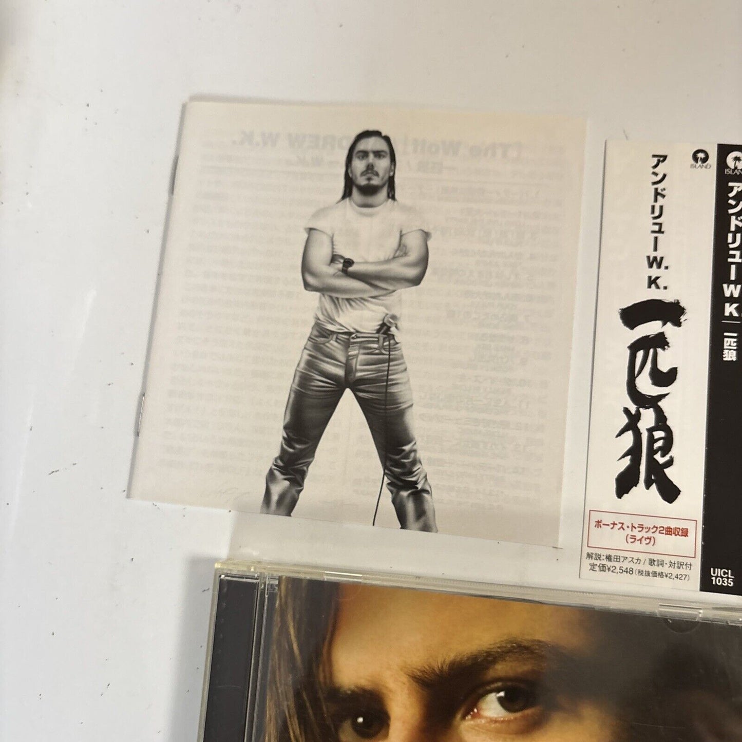 Andrew W.K. – The Wolf (CD, 2003) uicl-1035 Japan obi