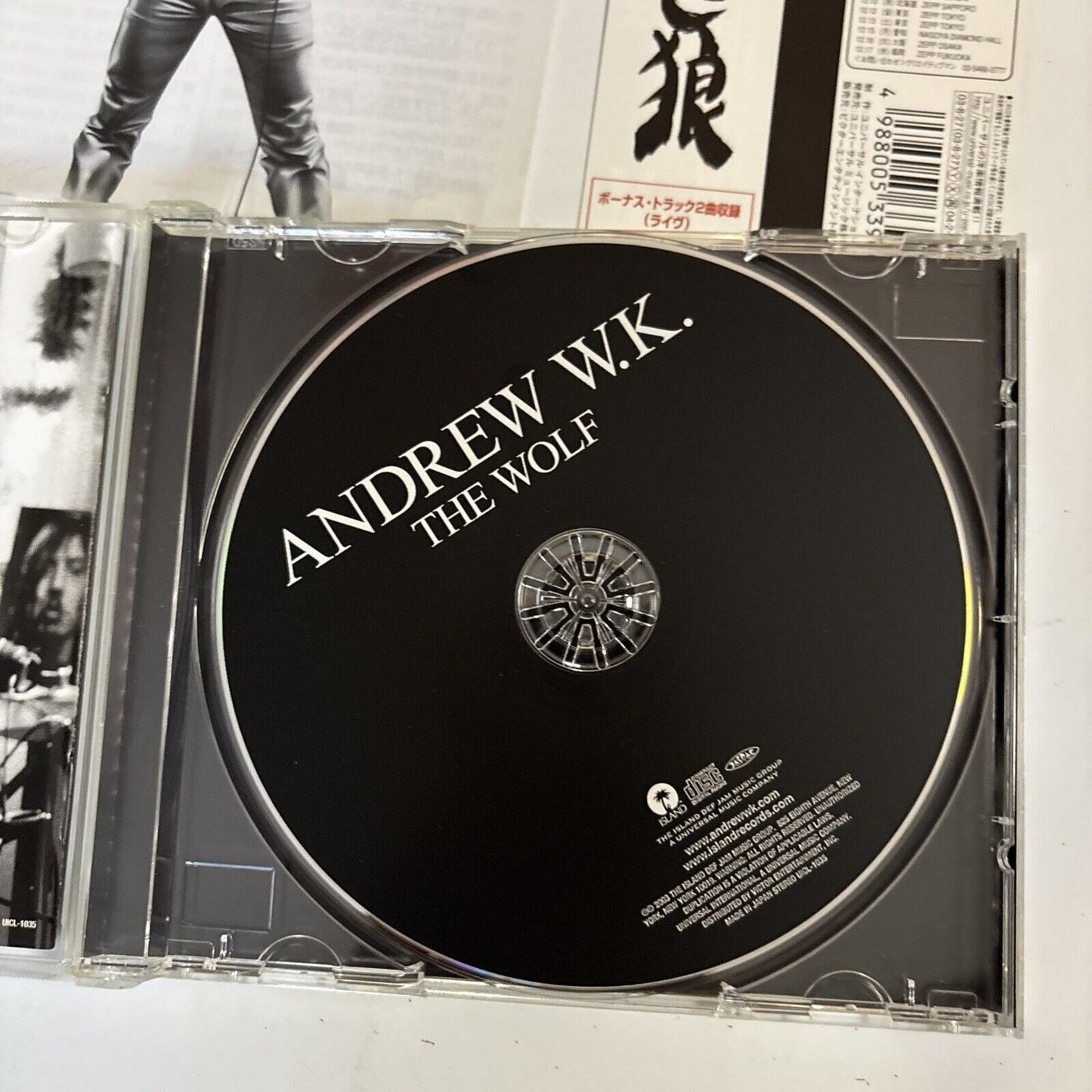 Andrew W.K. – The Wolf (CD, 2003) uicl-1035 Japan obi
