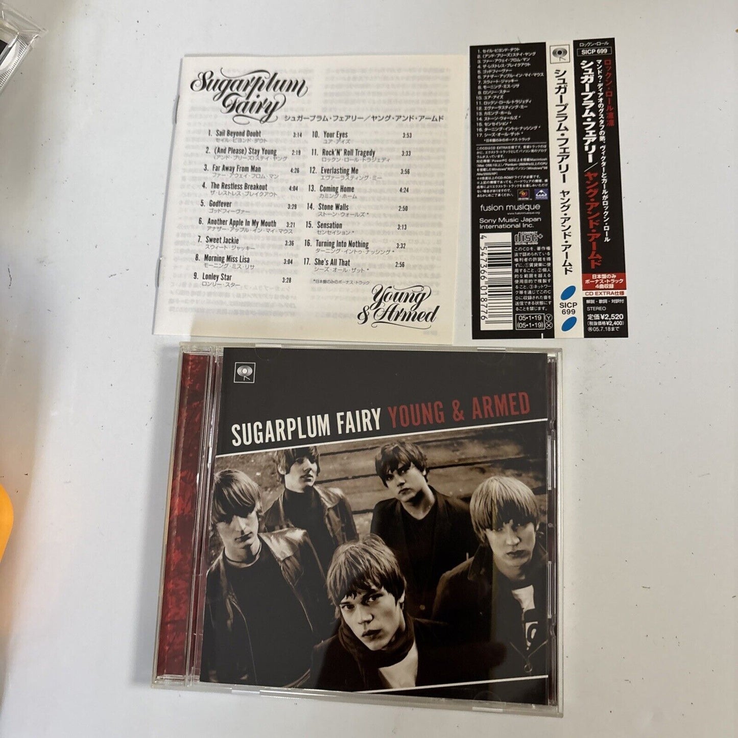 Sugarplum Fairy – Young & Armed (CD, 2005) sicp-699 Japan Bonus Track, obi