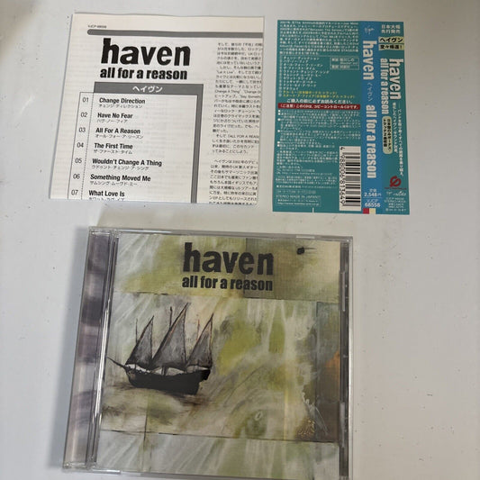 Haven – All For A Reason (CD, 2004) vjcp-68558 Japan Bonus Track, obi