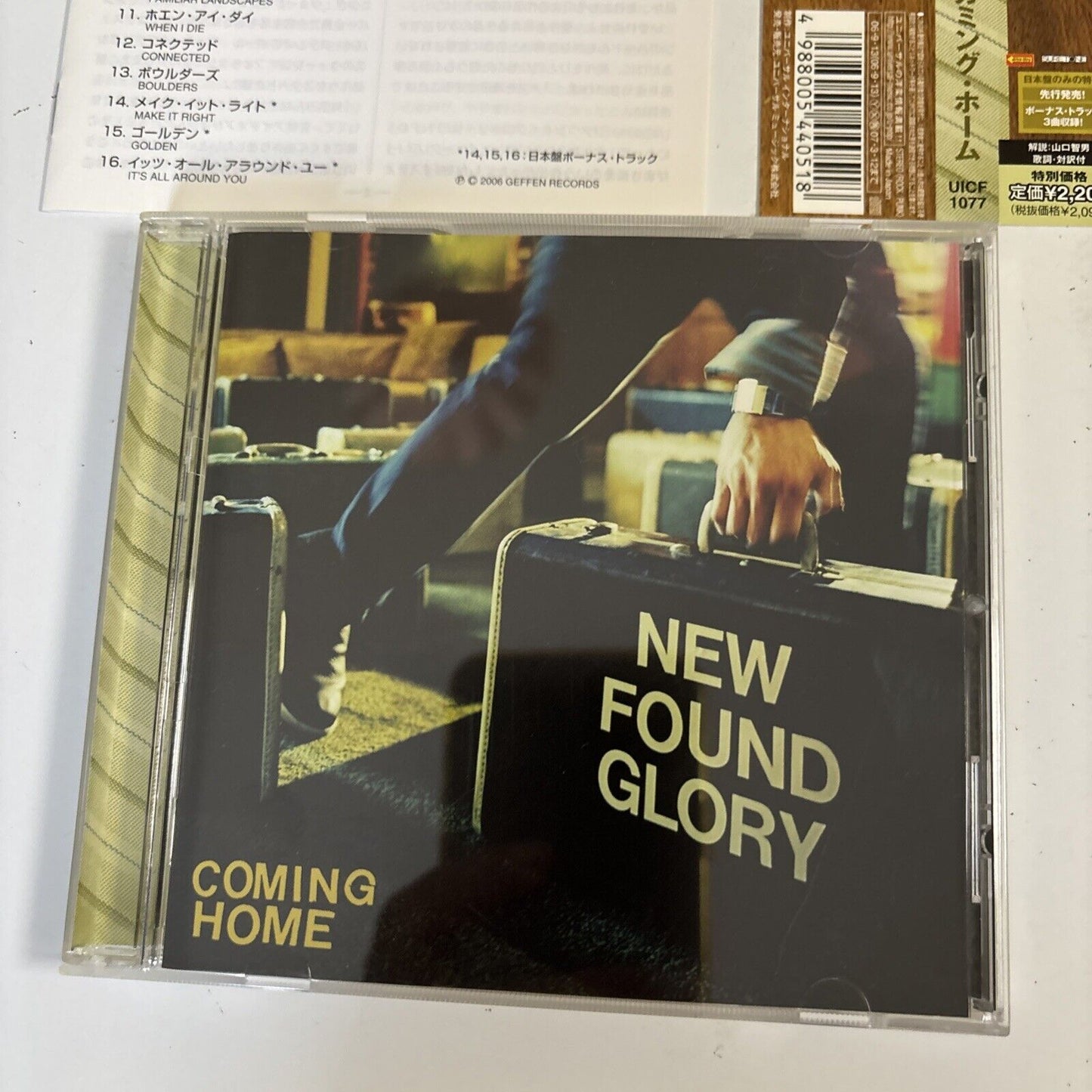 New Found Glory – Coming Home (CD, 2006) uicf-1077 Japan obi