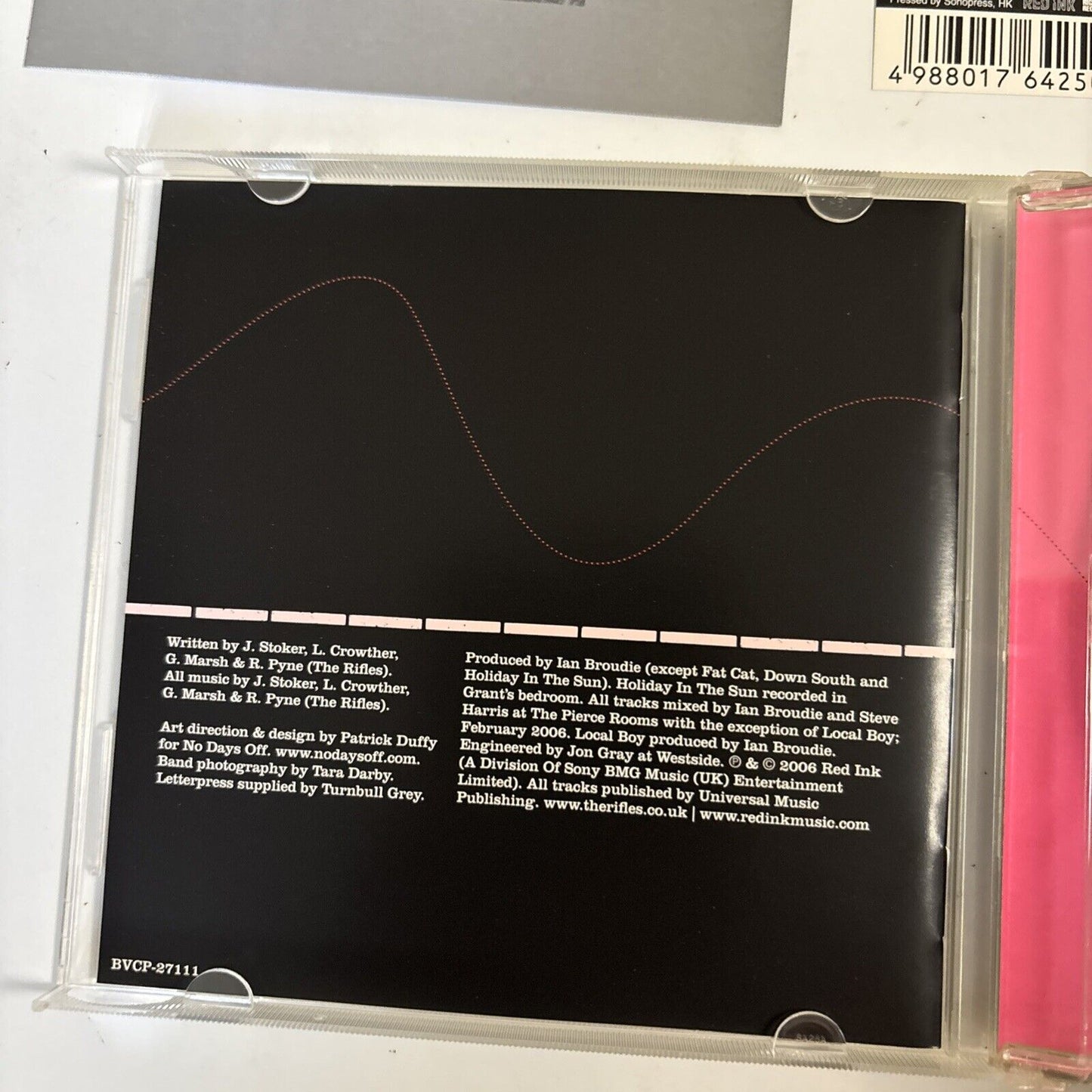 The Rifles – No Love Lost (CD, 2006) bvcp-27111 Japan Bonus Track, obi