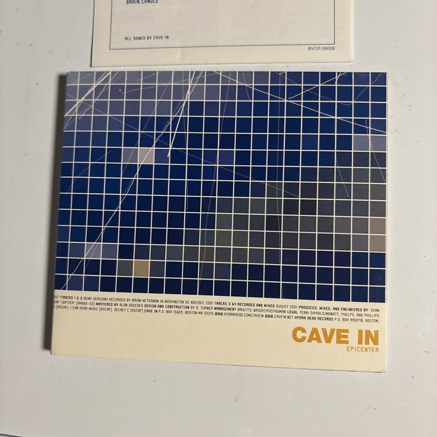 Cave In – Epicenter (2002, digipack, CD) bvcp-28008 Japan digipack