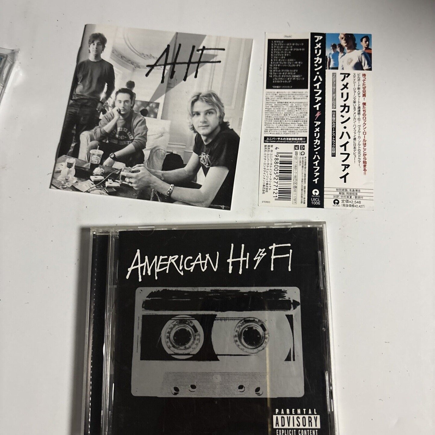American Hi-Fi – American Hi-Fi (CD, 2001) uicl-1006 Japan obi